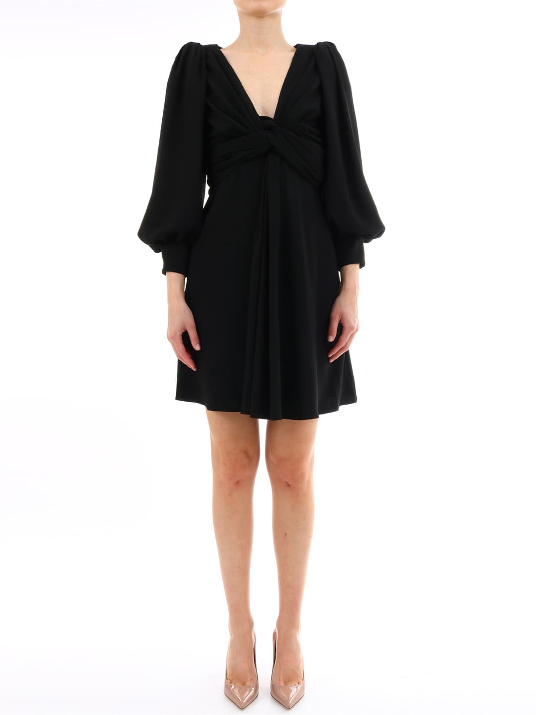 Celine Wrap Dress Black
