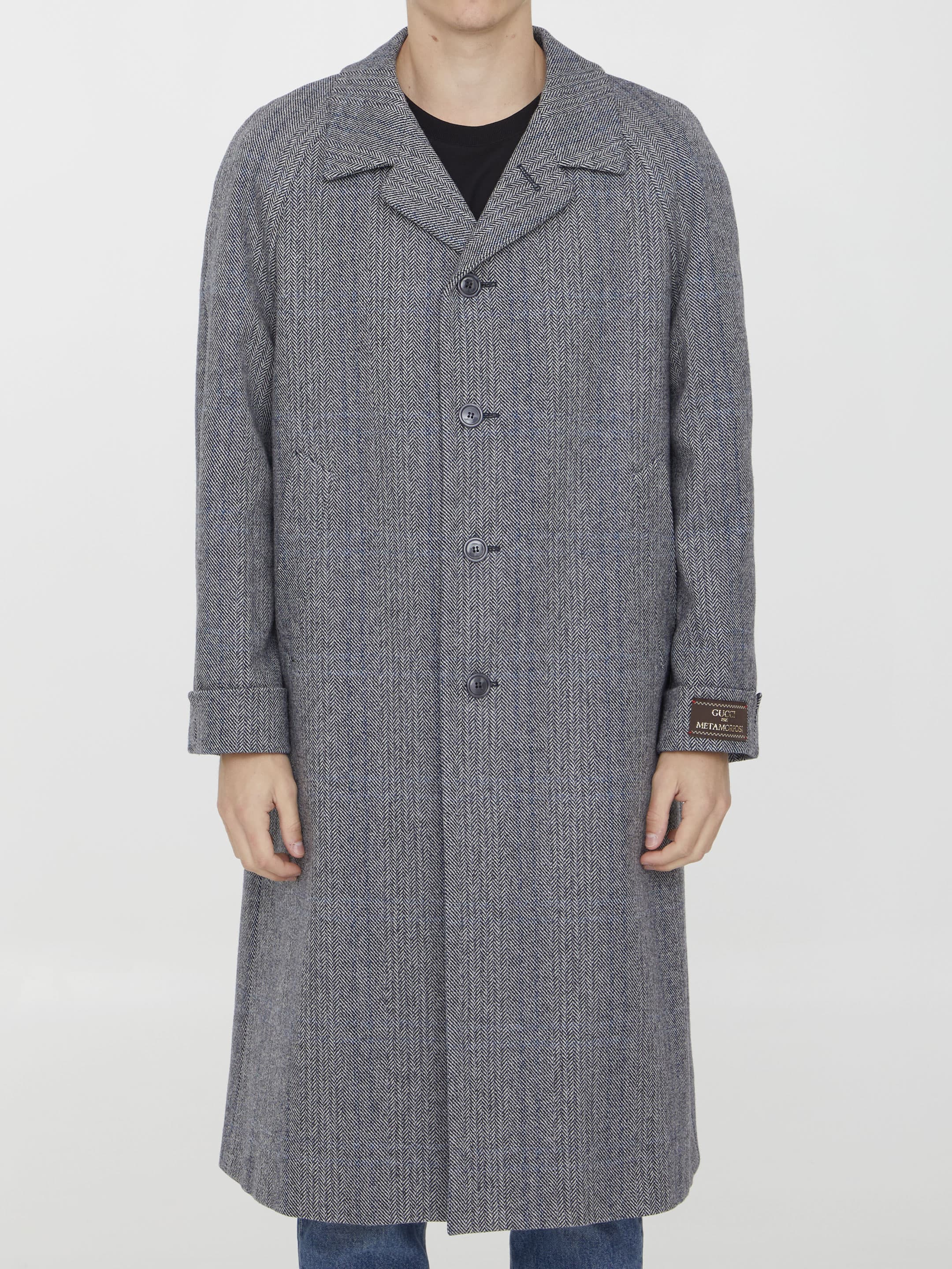 Gucci Houndstooth Coat