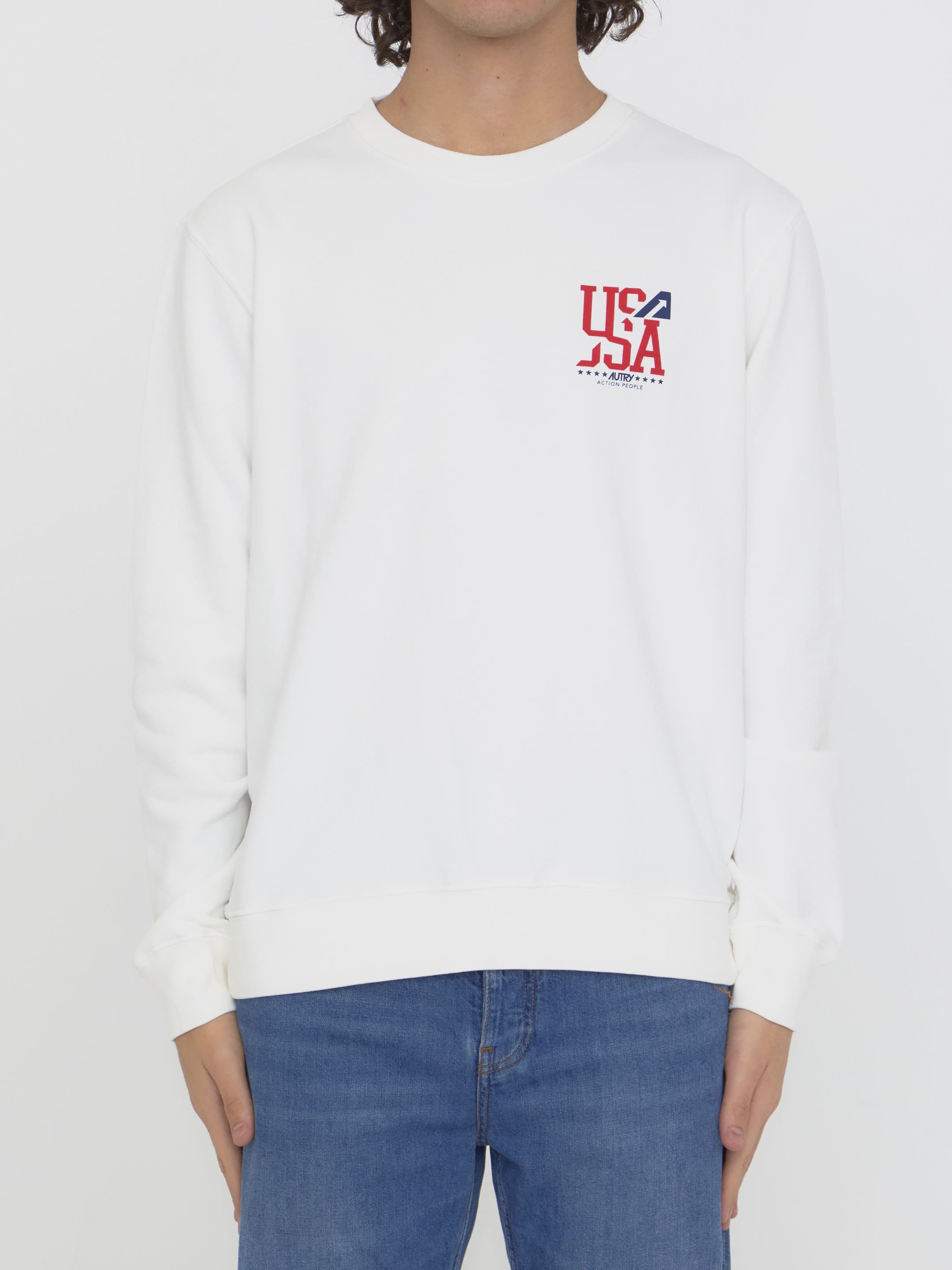 Autry Printed Cotton Sweatshirt