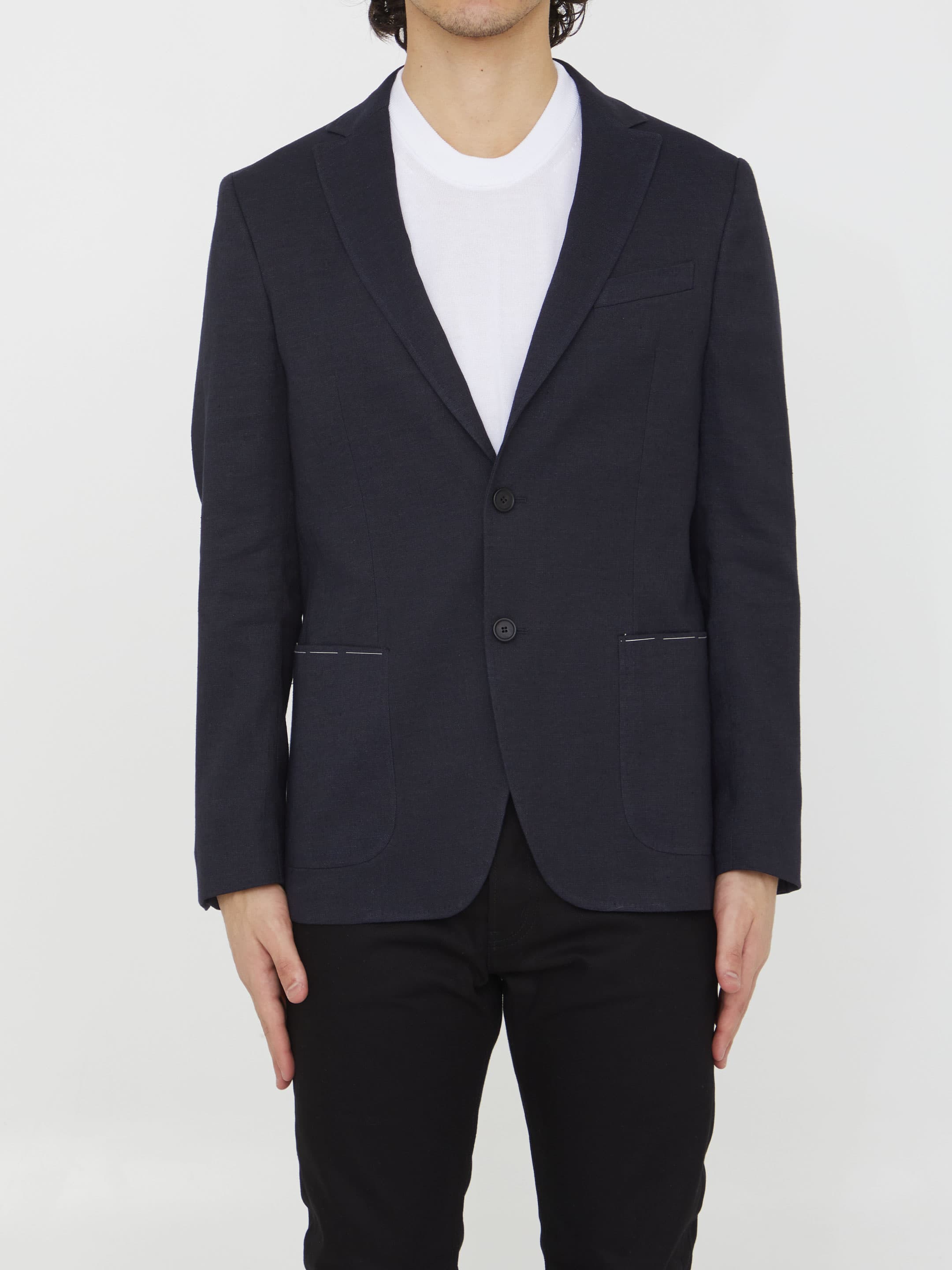TONELLO Linen and Viscose Jacket