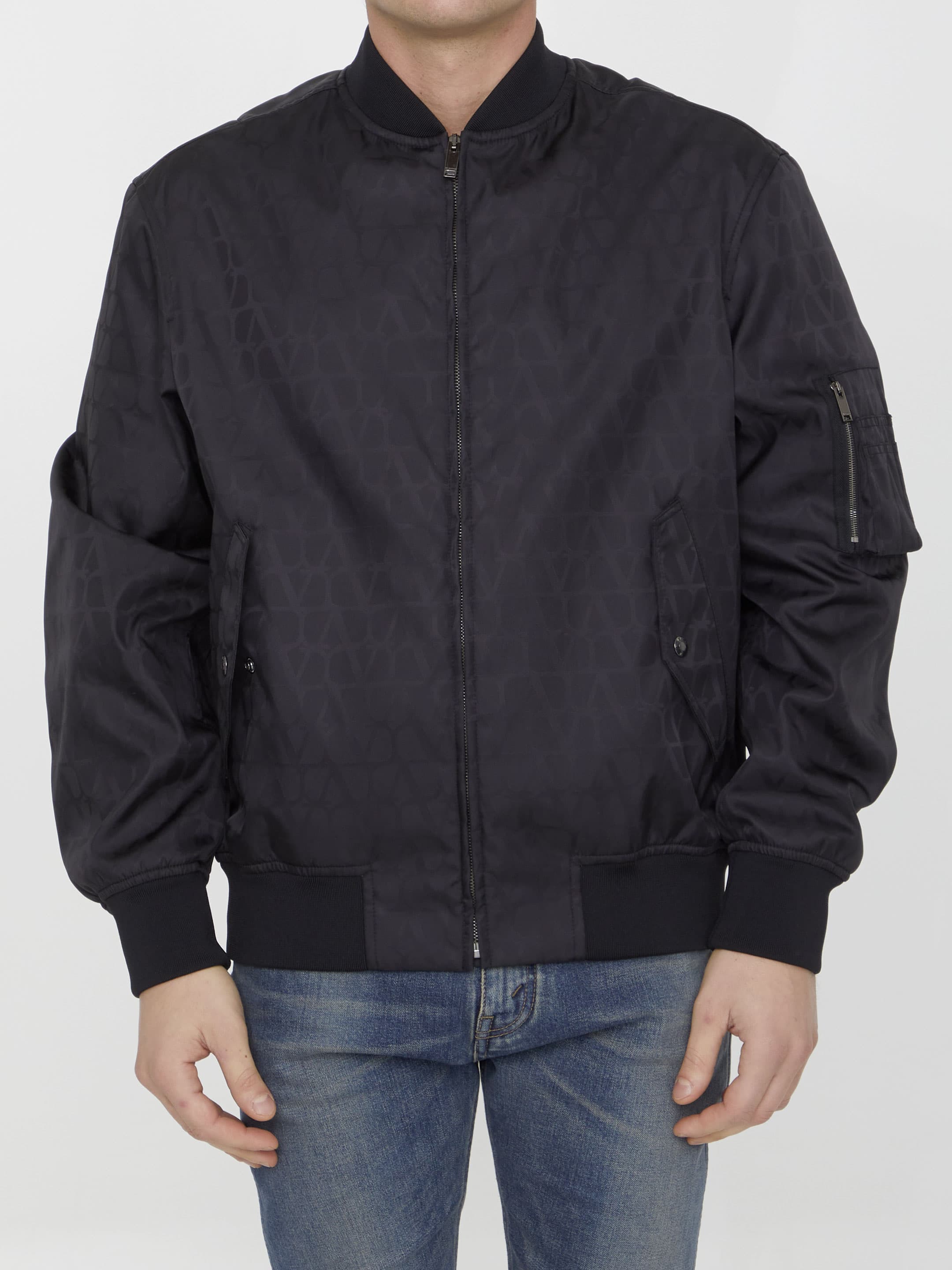 Valentino GARAVANI Toile Iconographe Nylon Bomber
