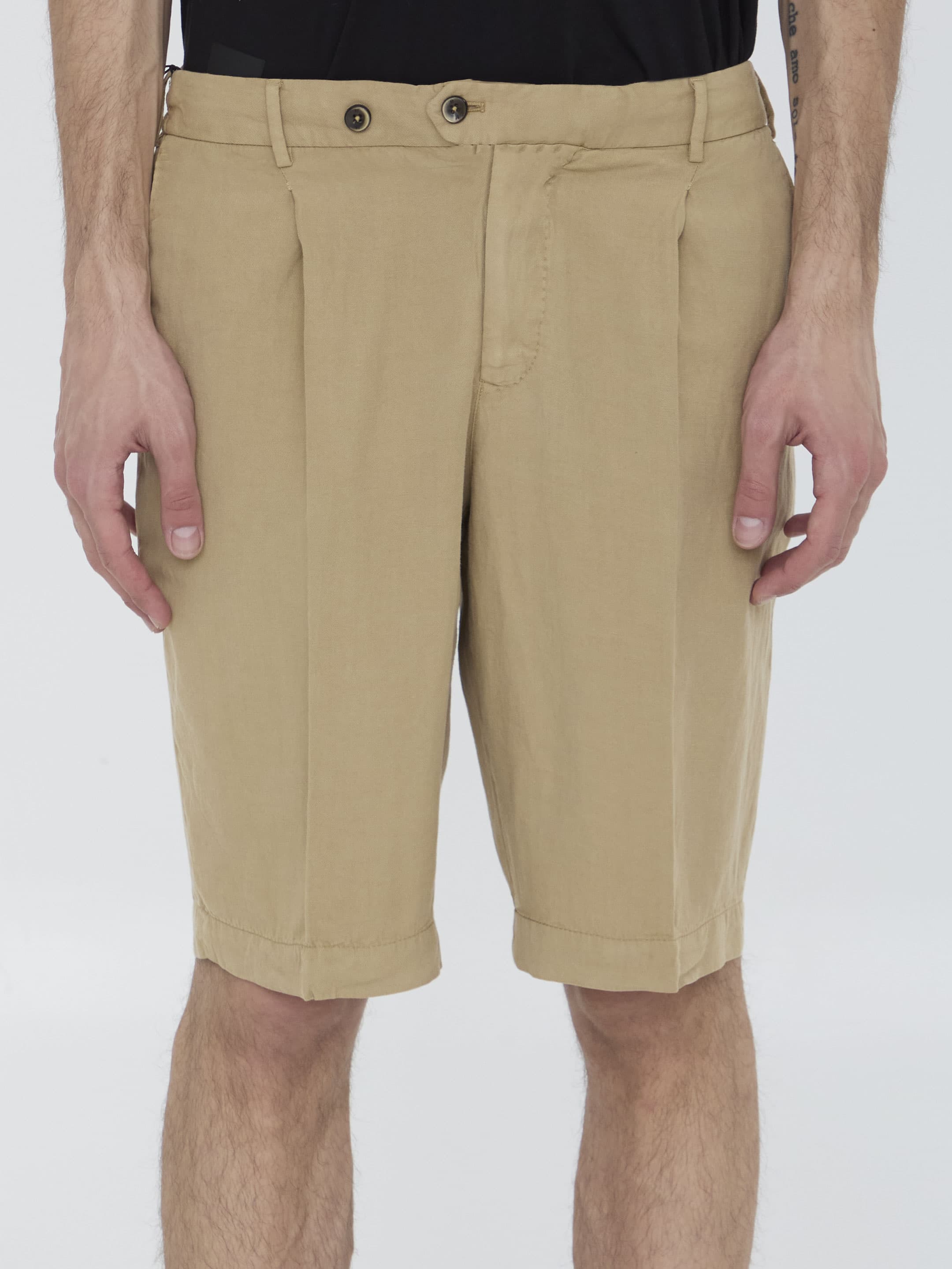 Pt Torino Elasticated Bermuda Shorts