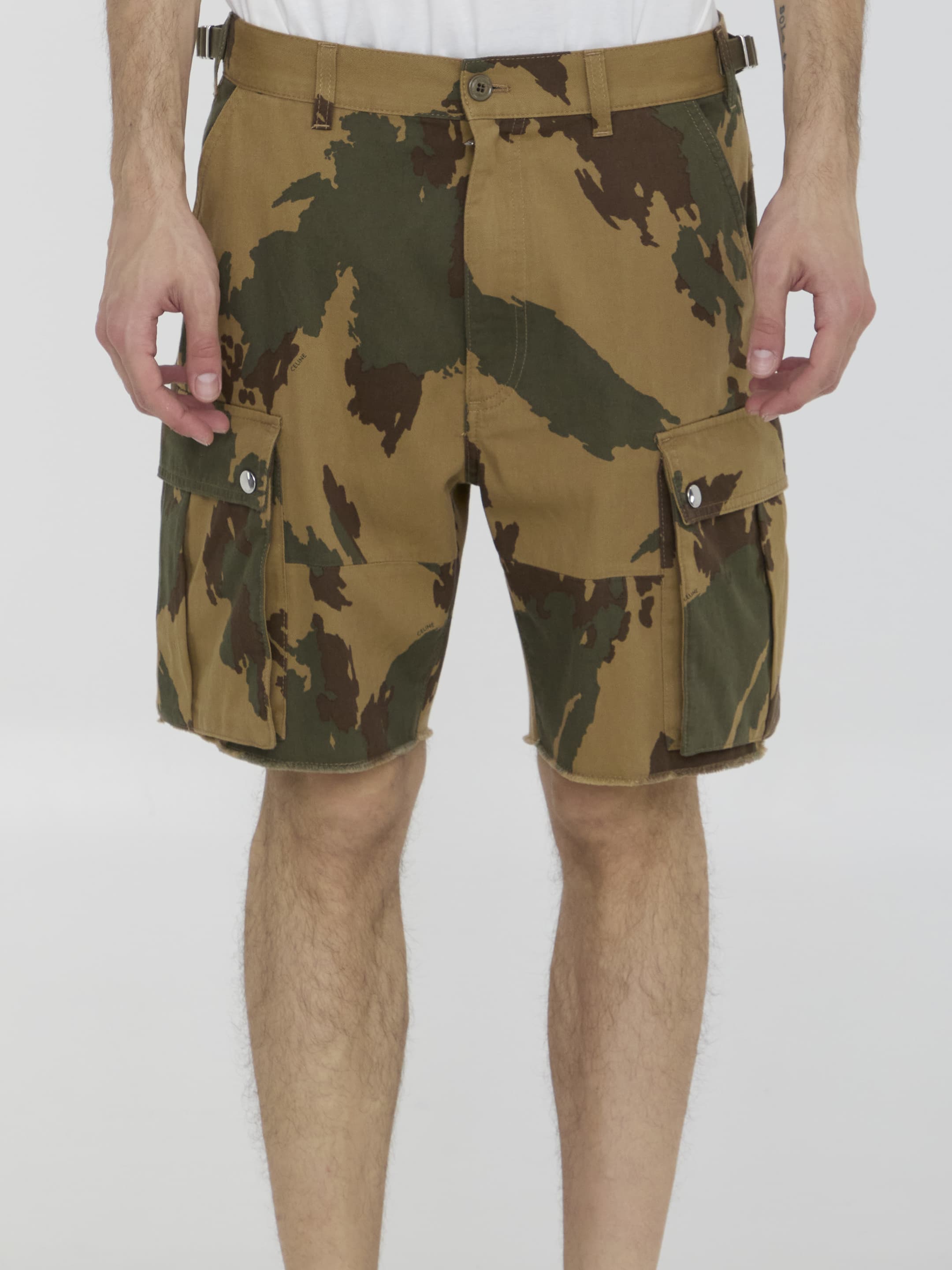Celine Cargo Bermuda Shorts