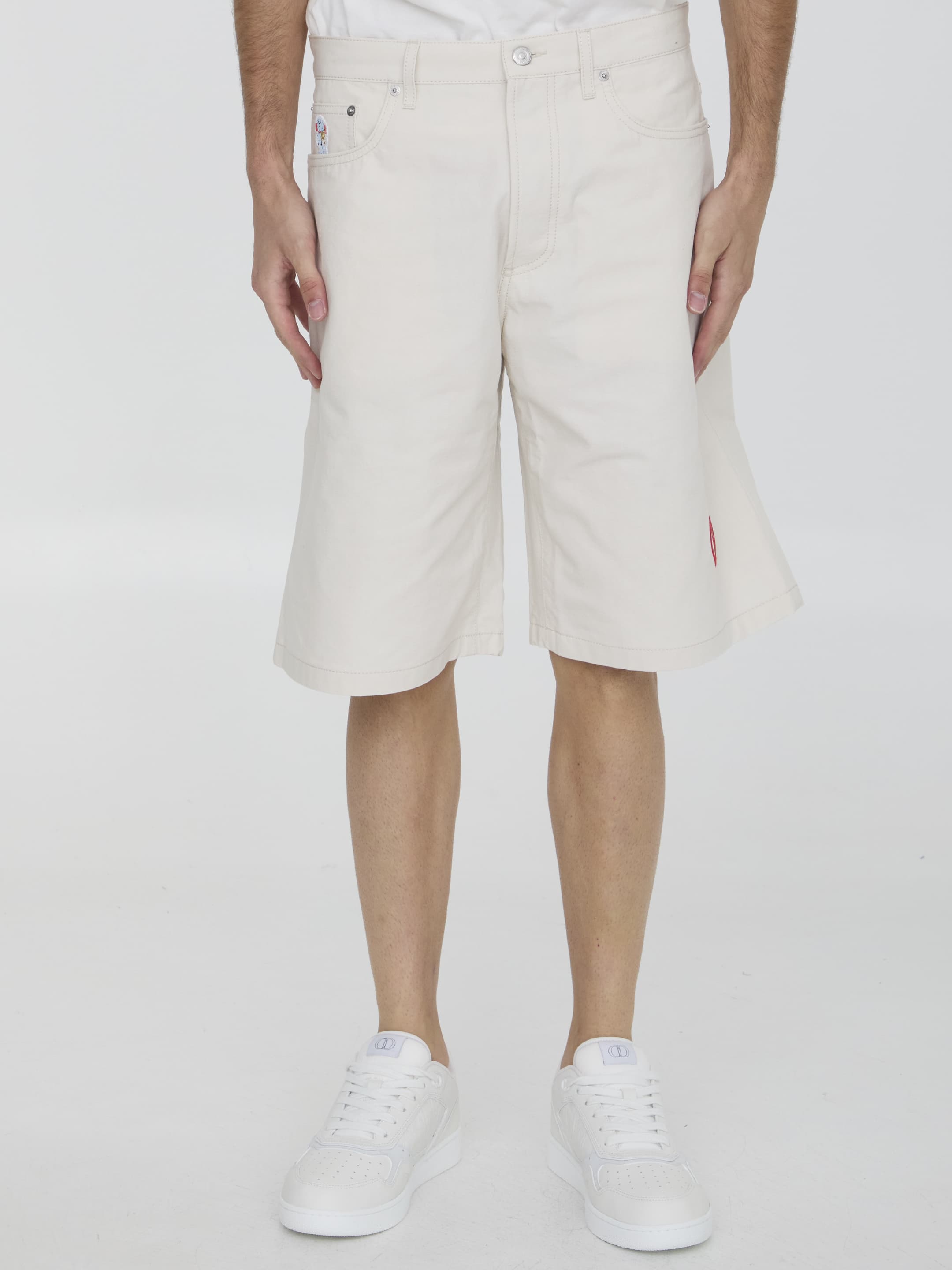 Dior HOMME Cd Heart Bermuda Shorts