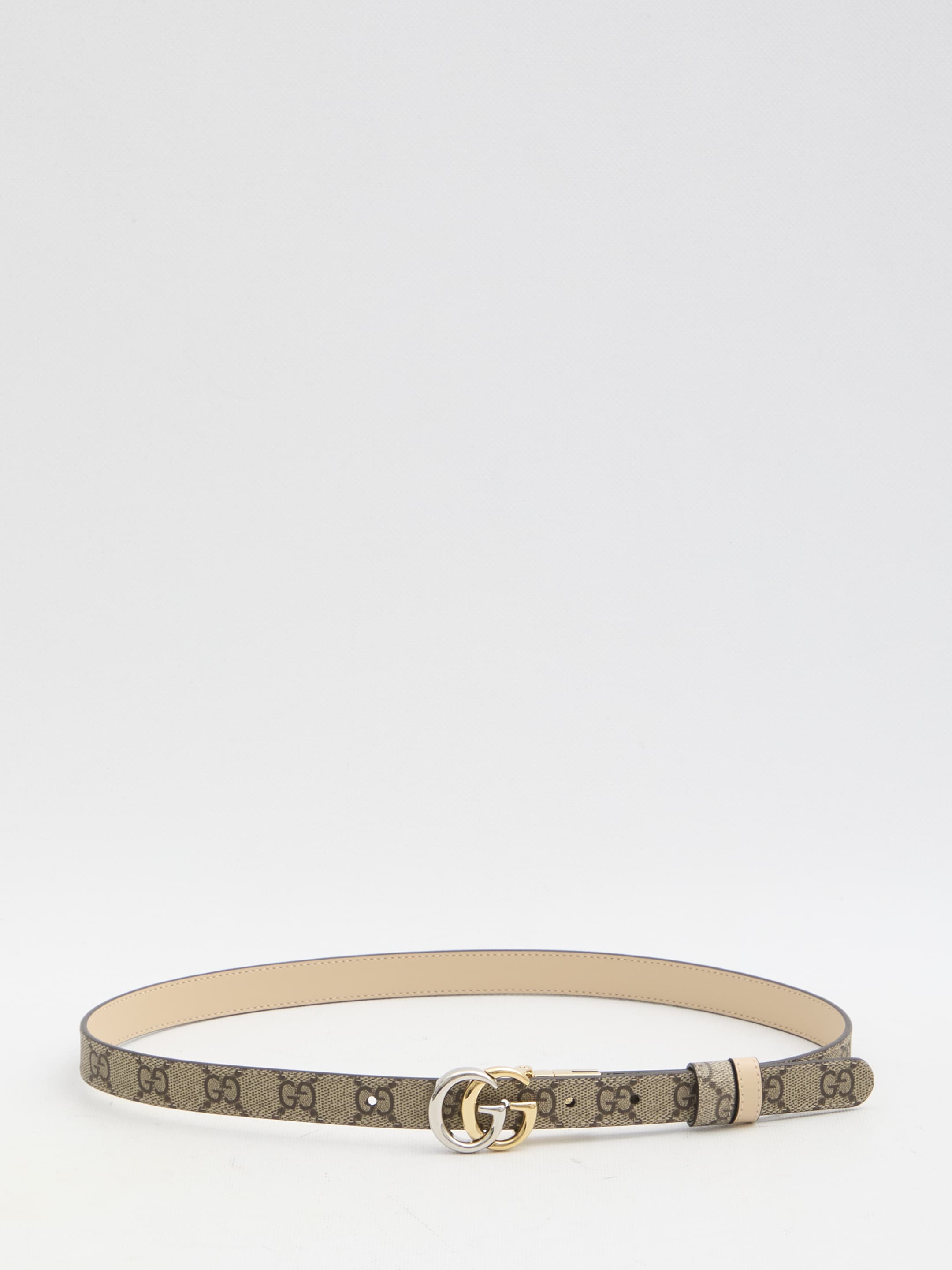 Gucci Gg Marmont Reversible Thin Belt