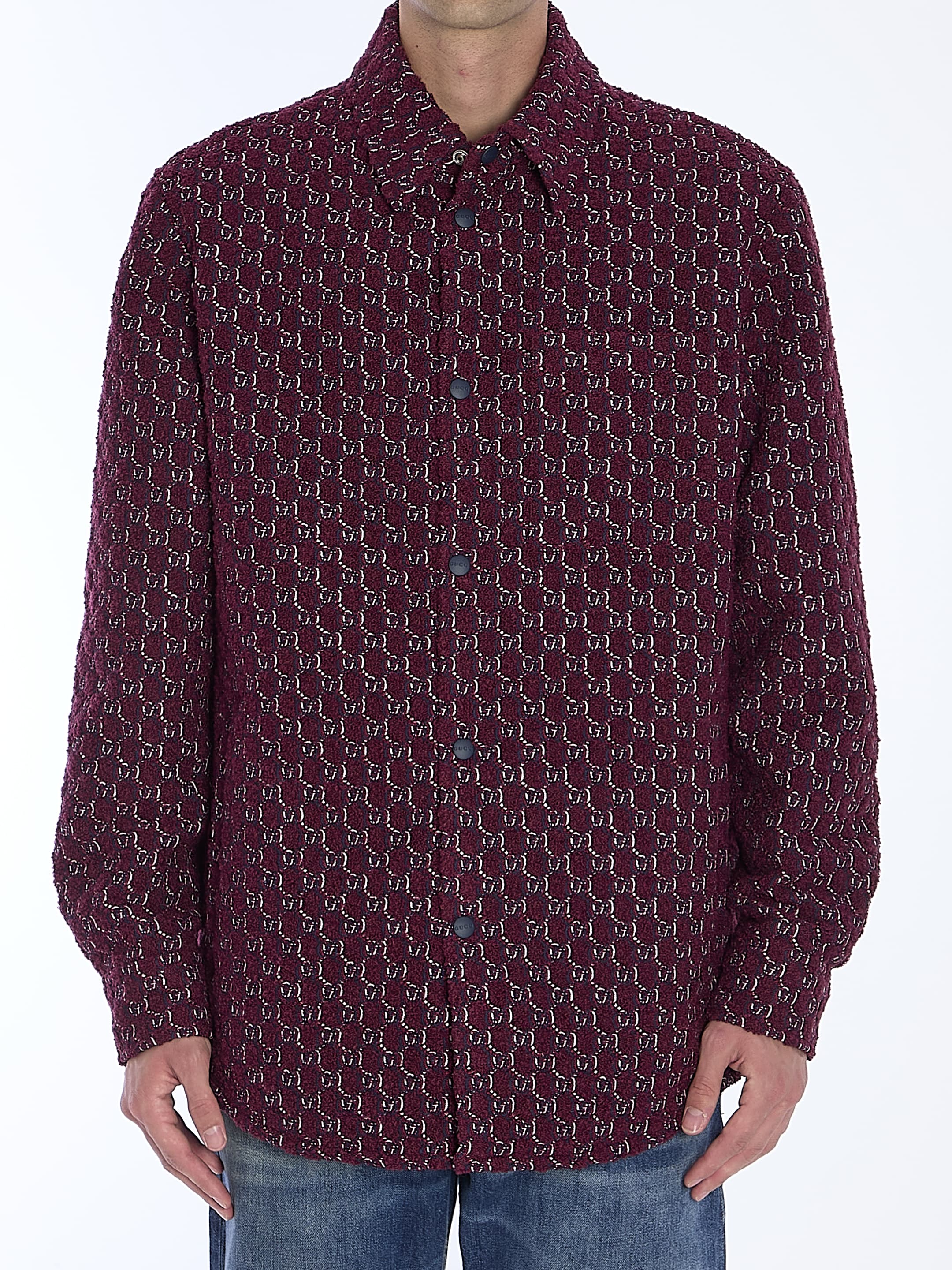 Gucci Gg Bouclé Overshirt