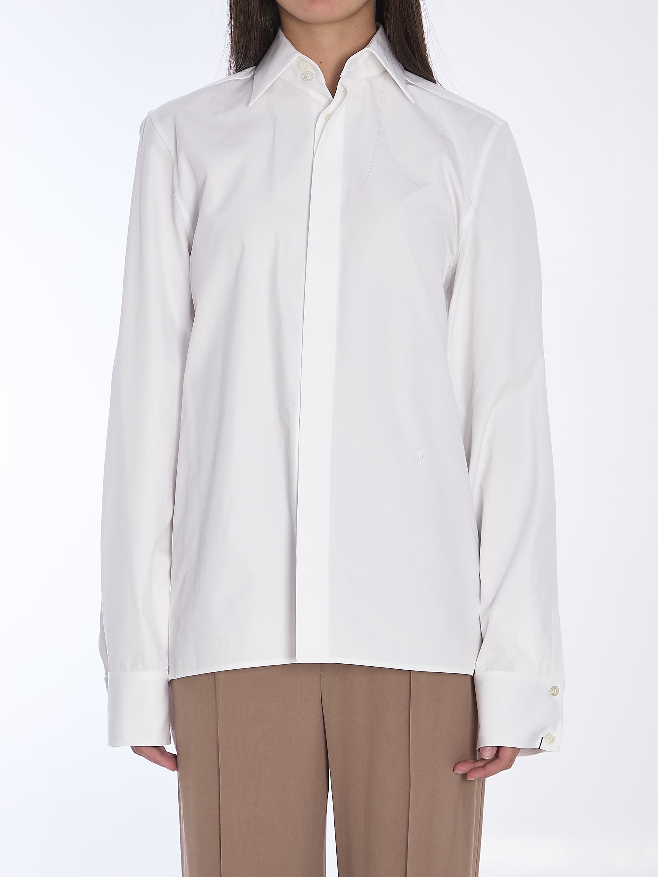 Saint Laurent Cotton Poplin Shirt