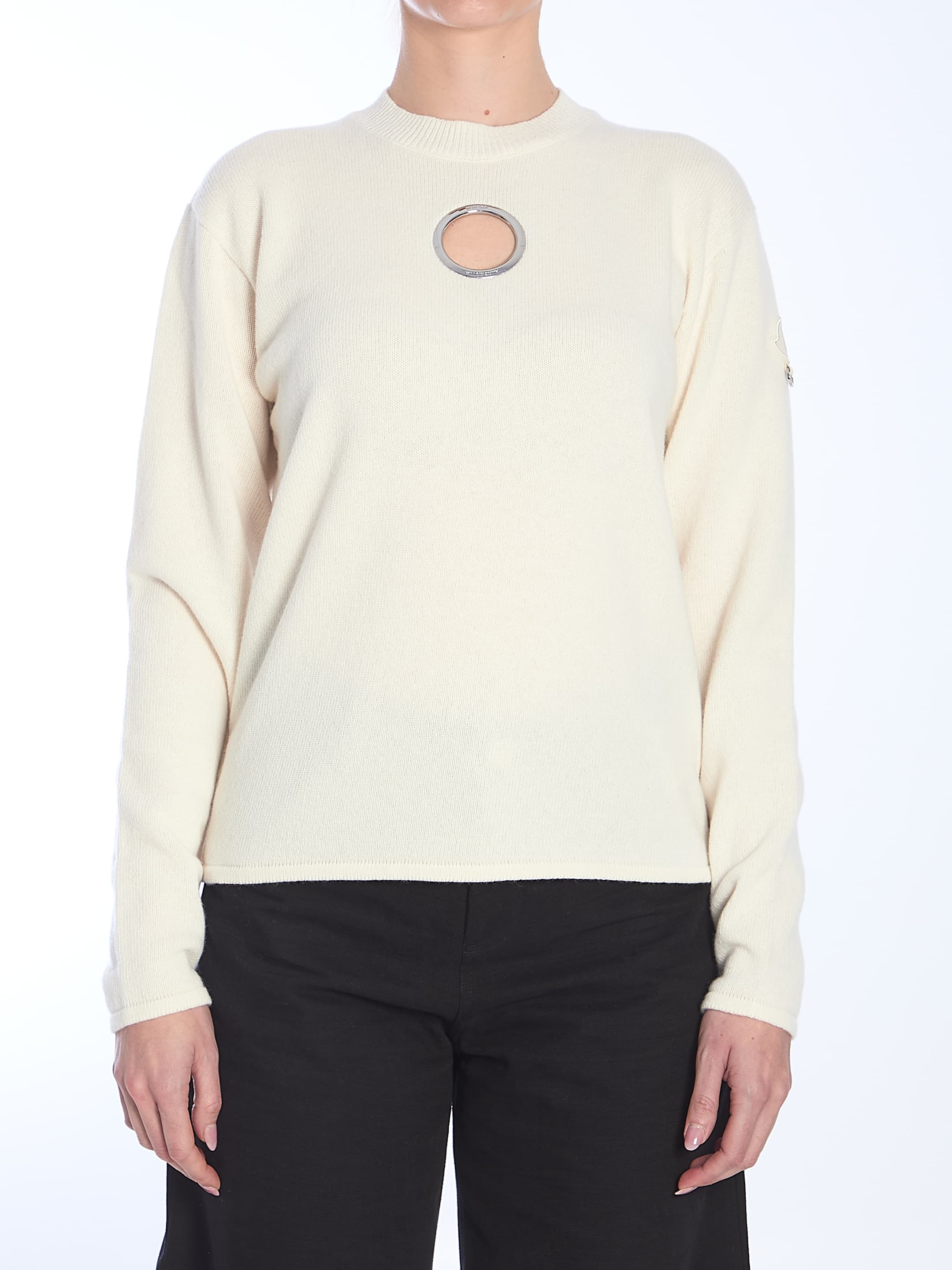 Moncler WILLOW SMITH White Wool Sweater