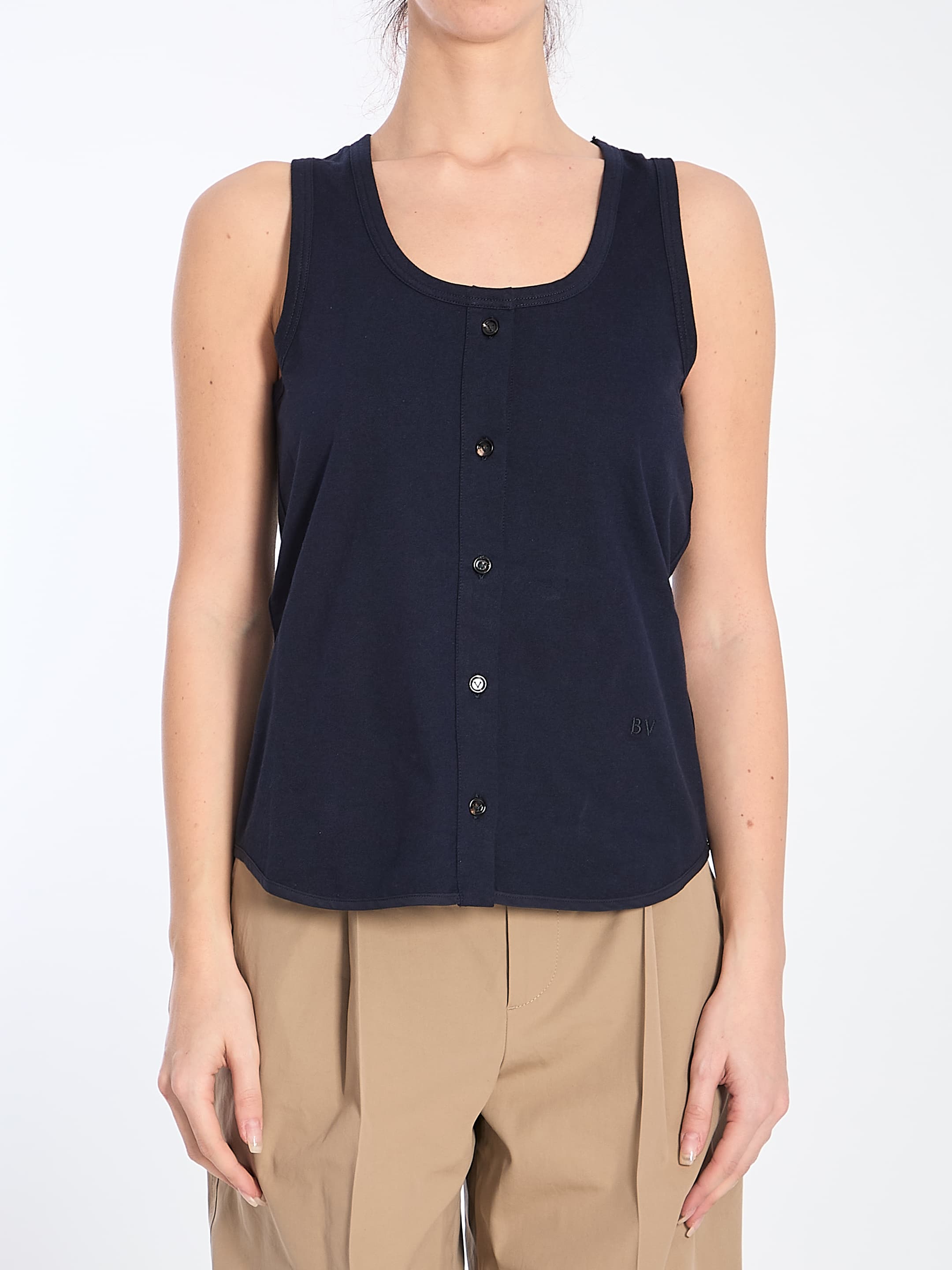 Bottega Veneta Tank Top with Buttons