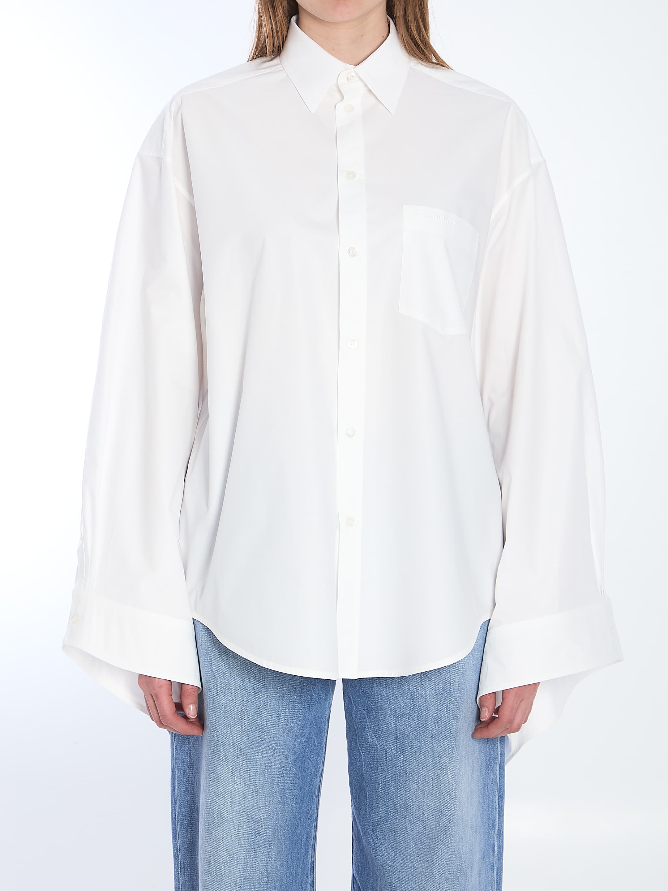 Balenciaga Tied Cuffs Blouse