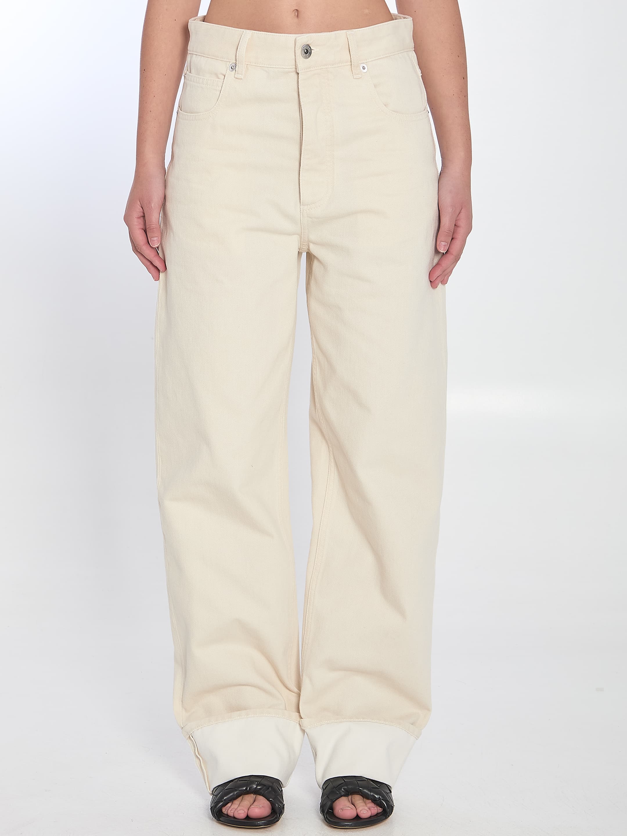 Bottega Veneta Turned Up Jeans