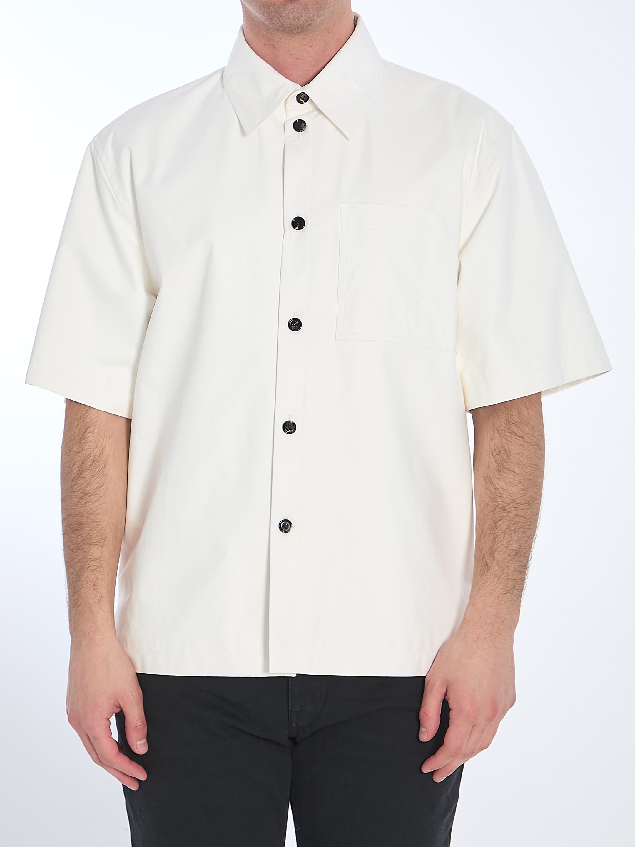 Bottega Veneta Leather Shirt