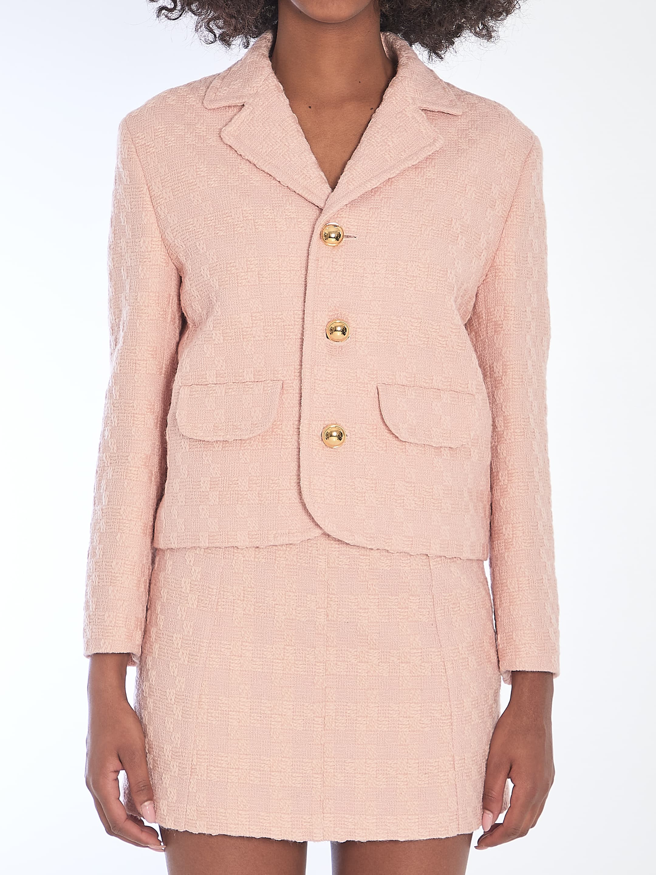 Celine Wool Blend Cropped Jacket