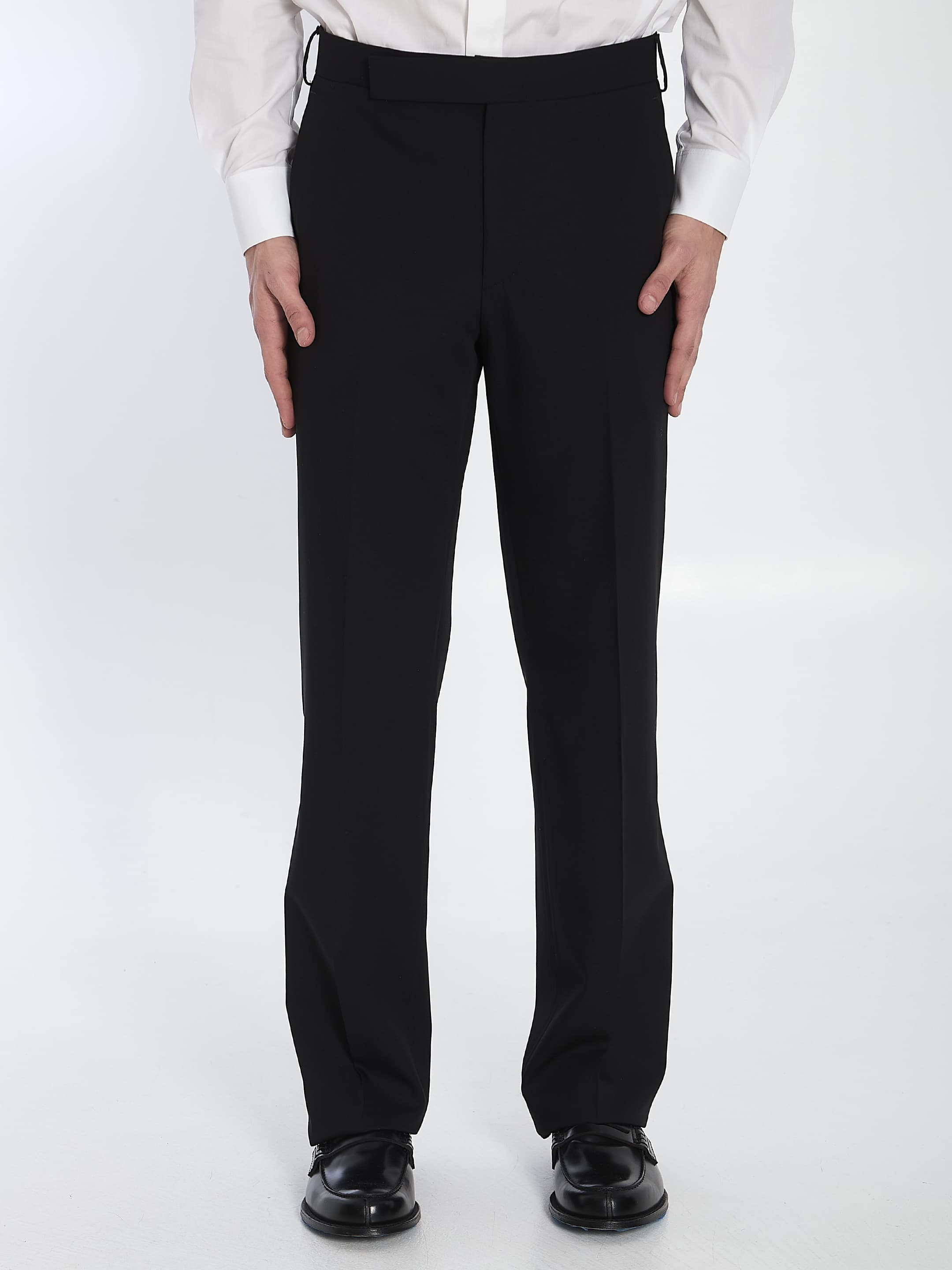 LARDINI Wool Tailored Trousers