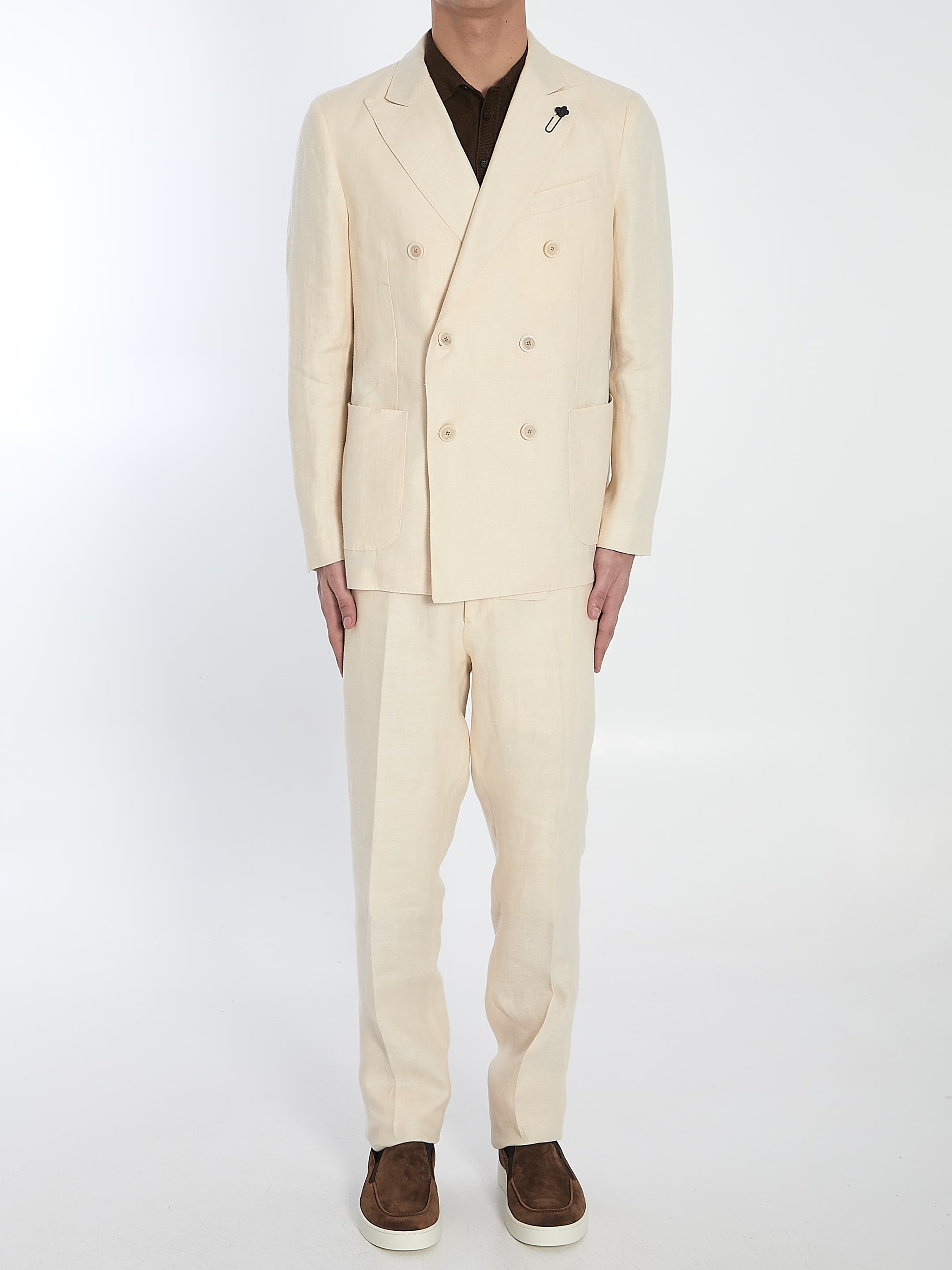 LARDINI Two-piece Linen Suit