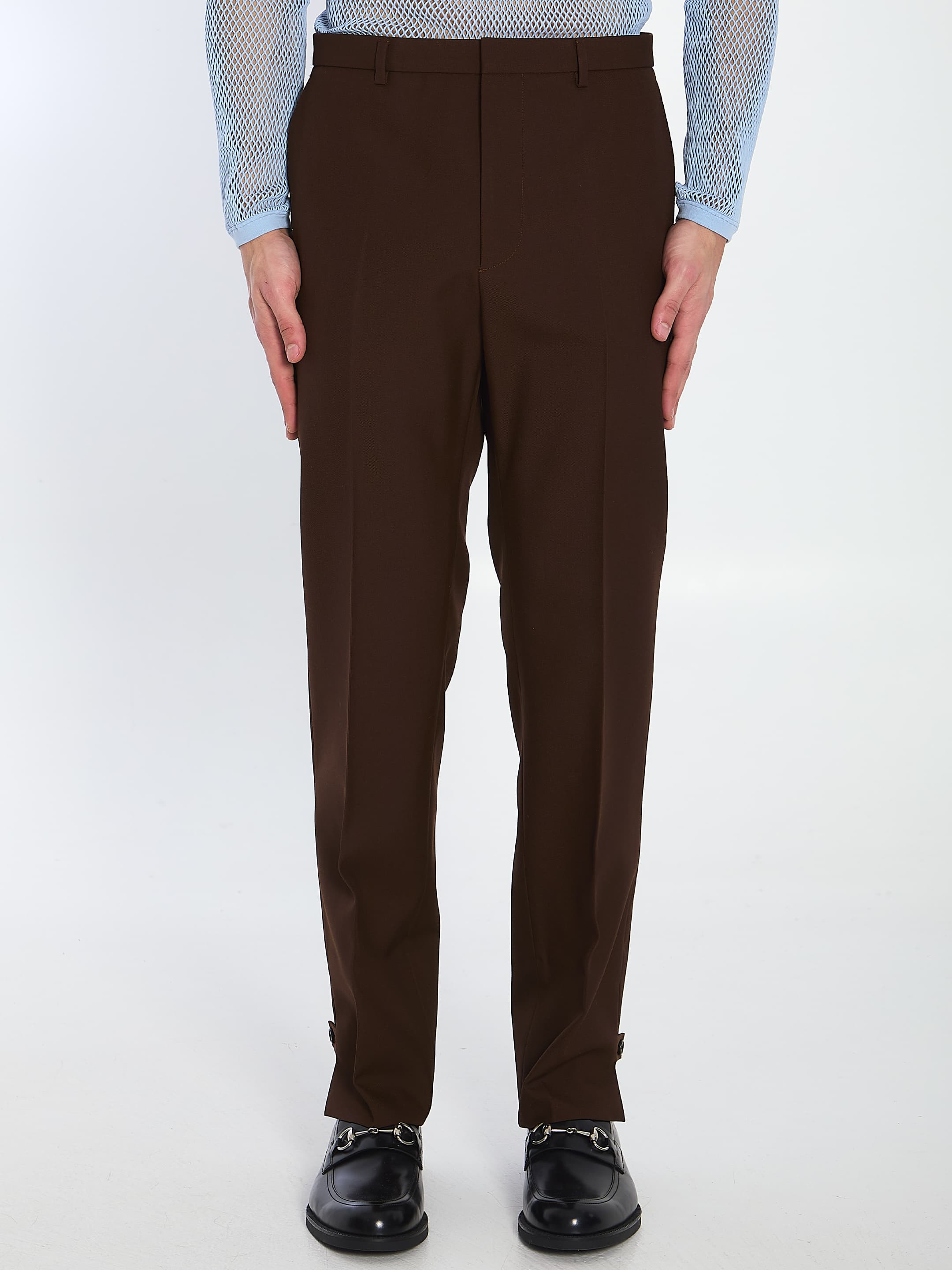 Gucci Wool Twill Trousers