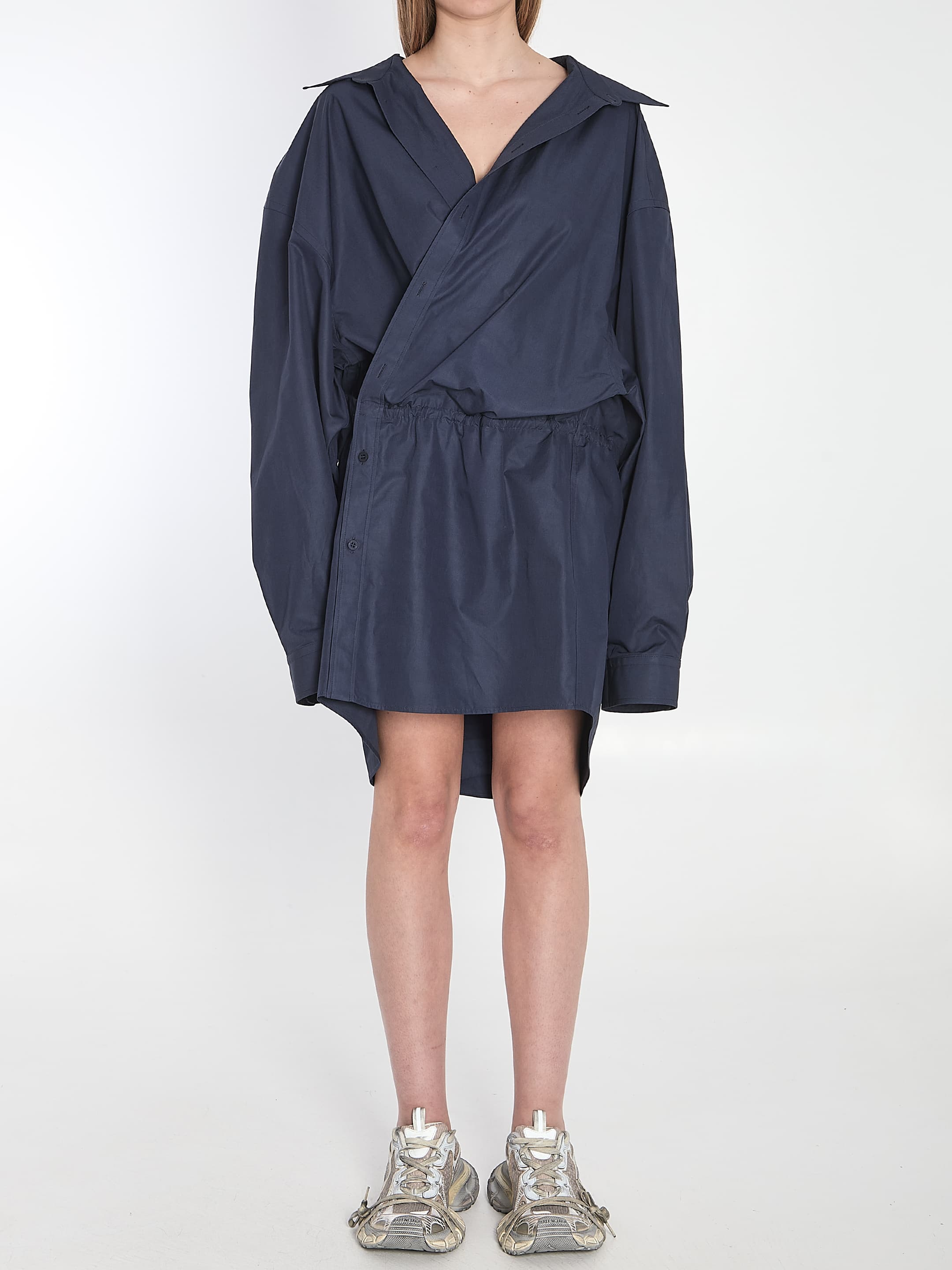 Balenciaga Mini Shirt Dress