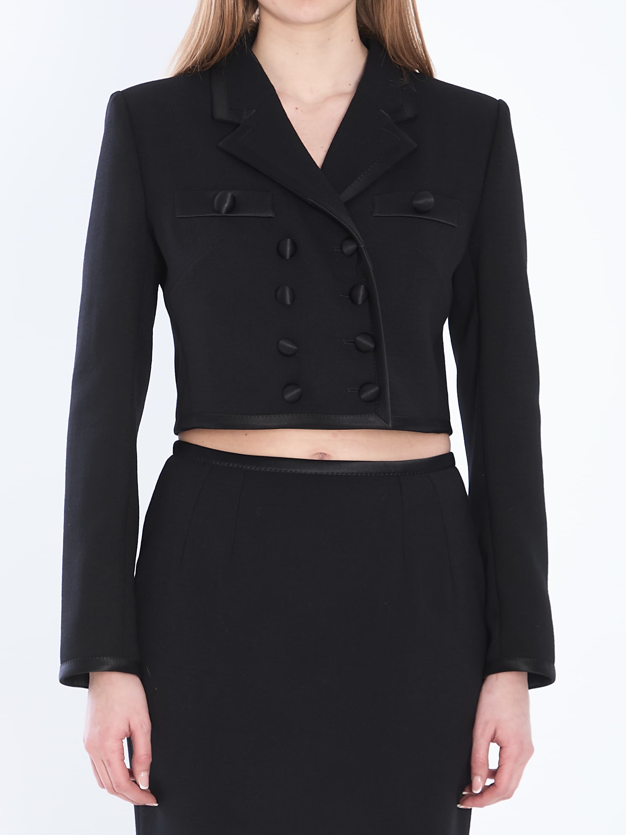 Dolce&Gabbana Cropped Double-breasted Jacket
