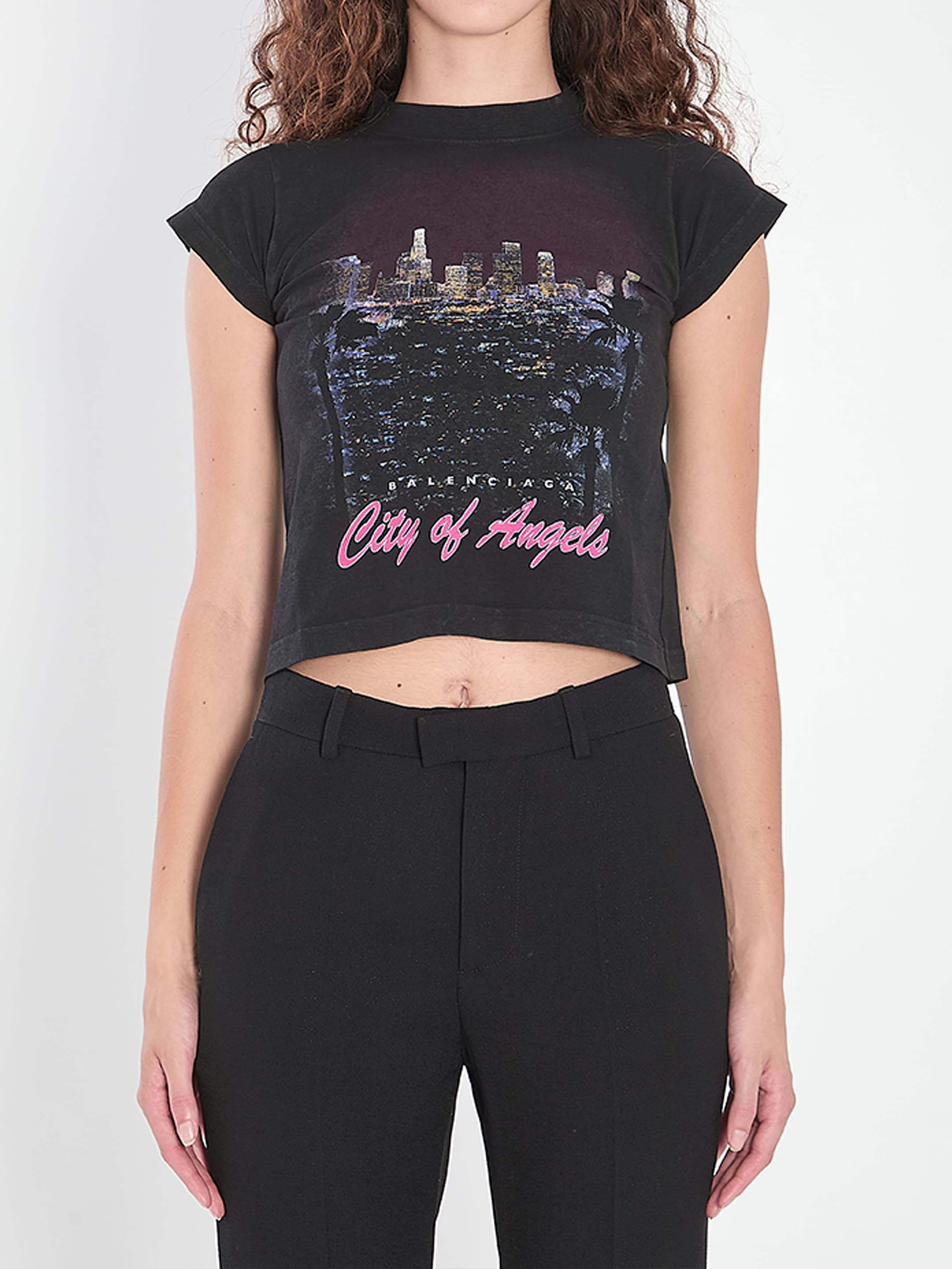 Balenciaga Shrunk City of Angels T-shirt