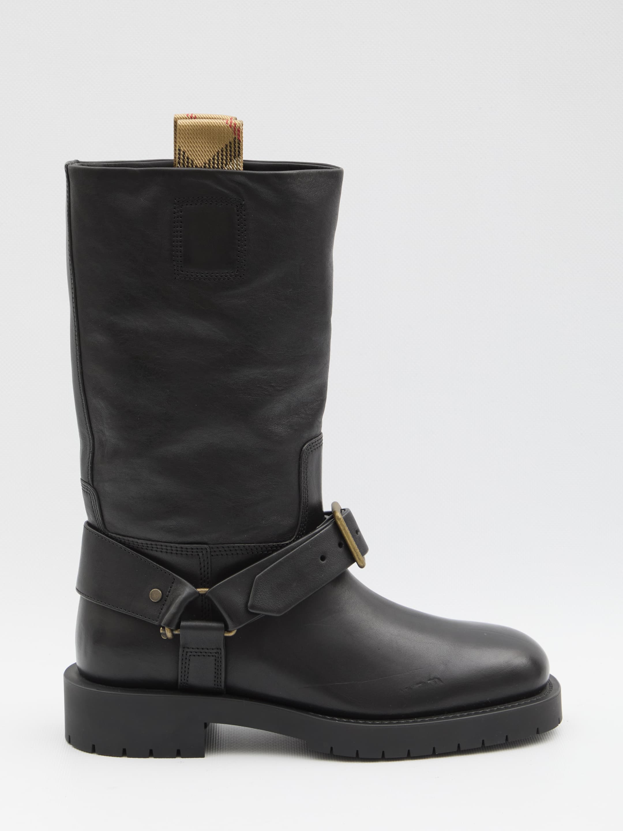 Burberry Saddle Boots