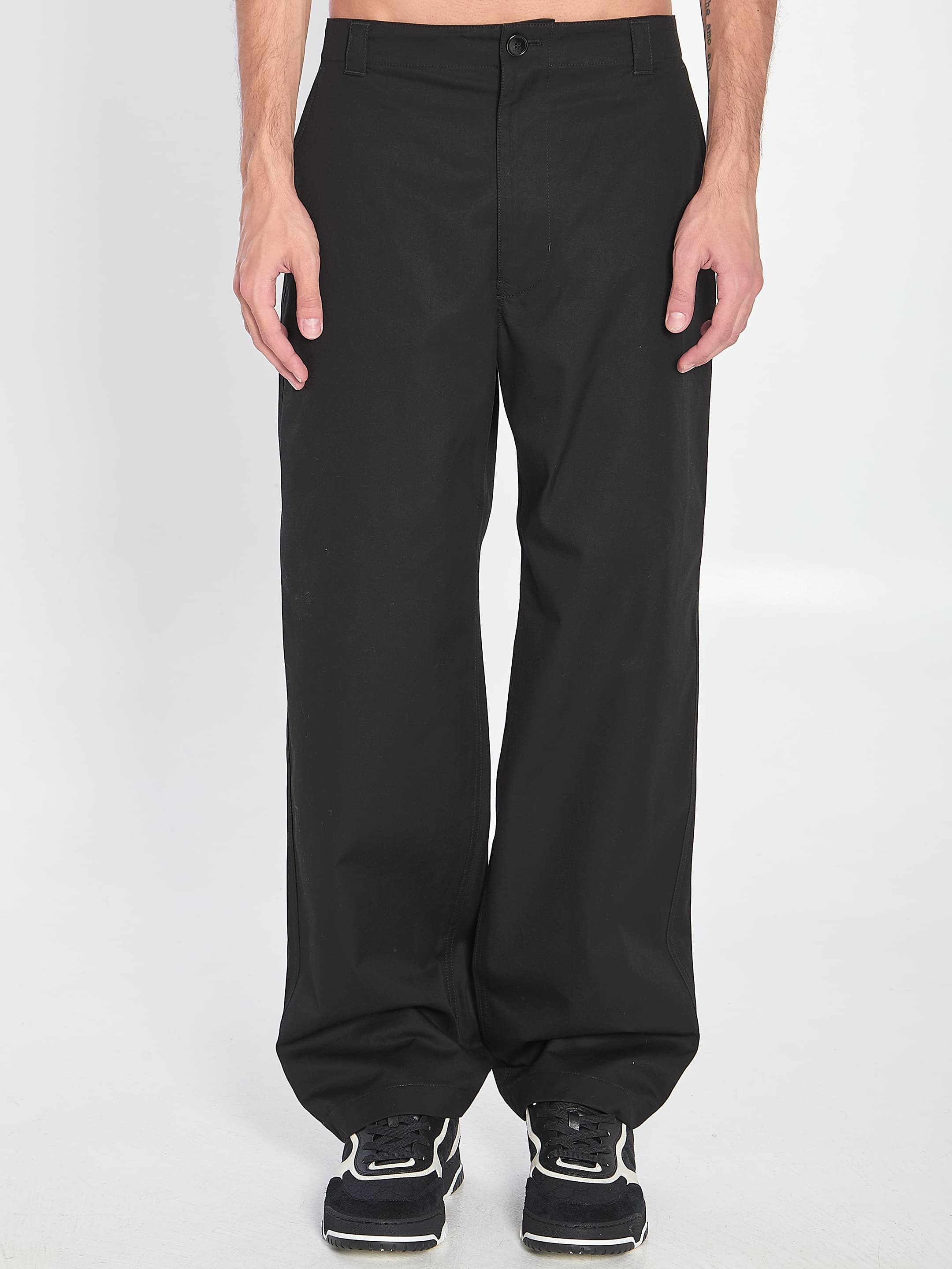 Gucci Cotton Twill Trousers