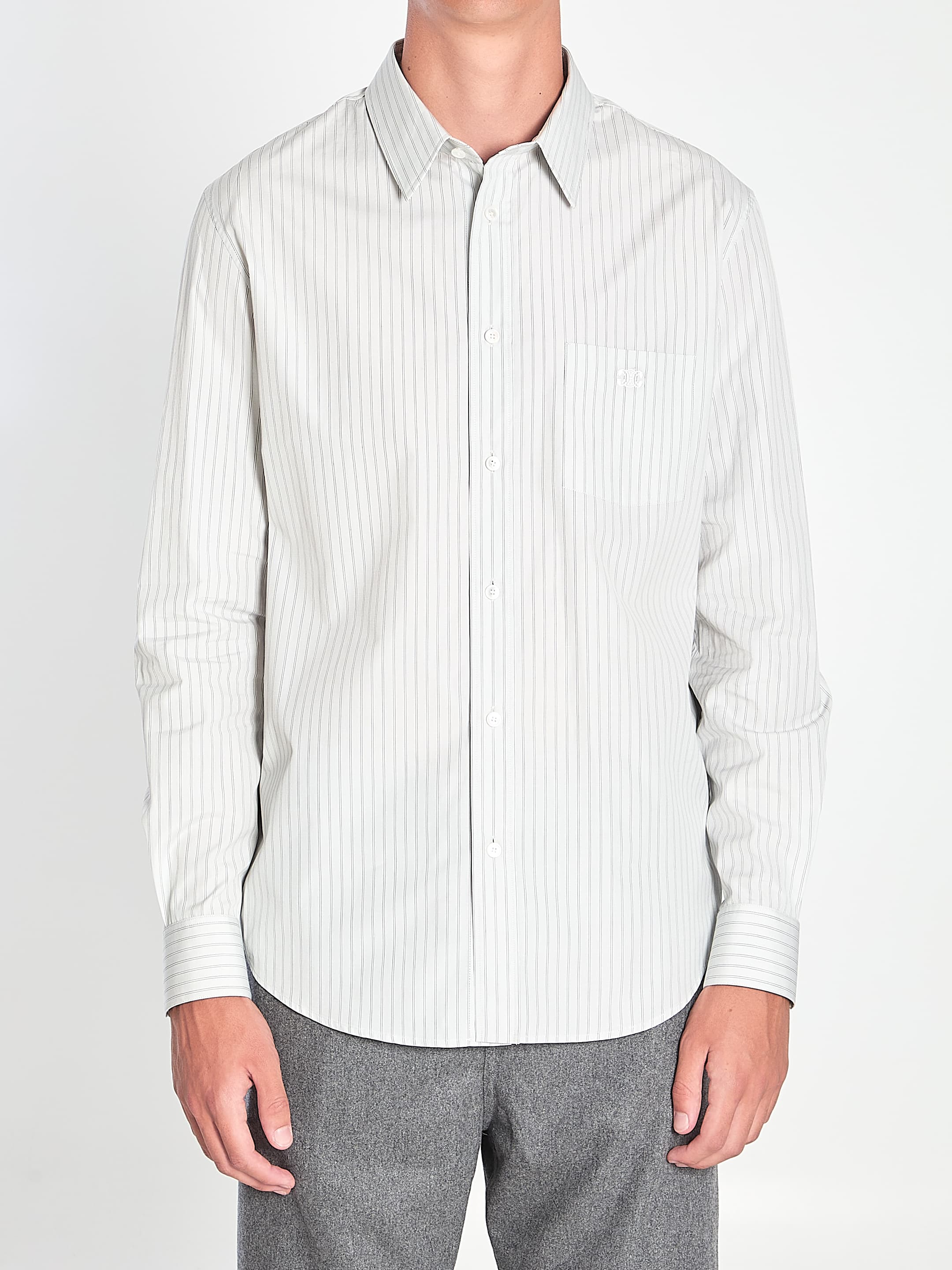 Celine Striped Cotton Shirt