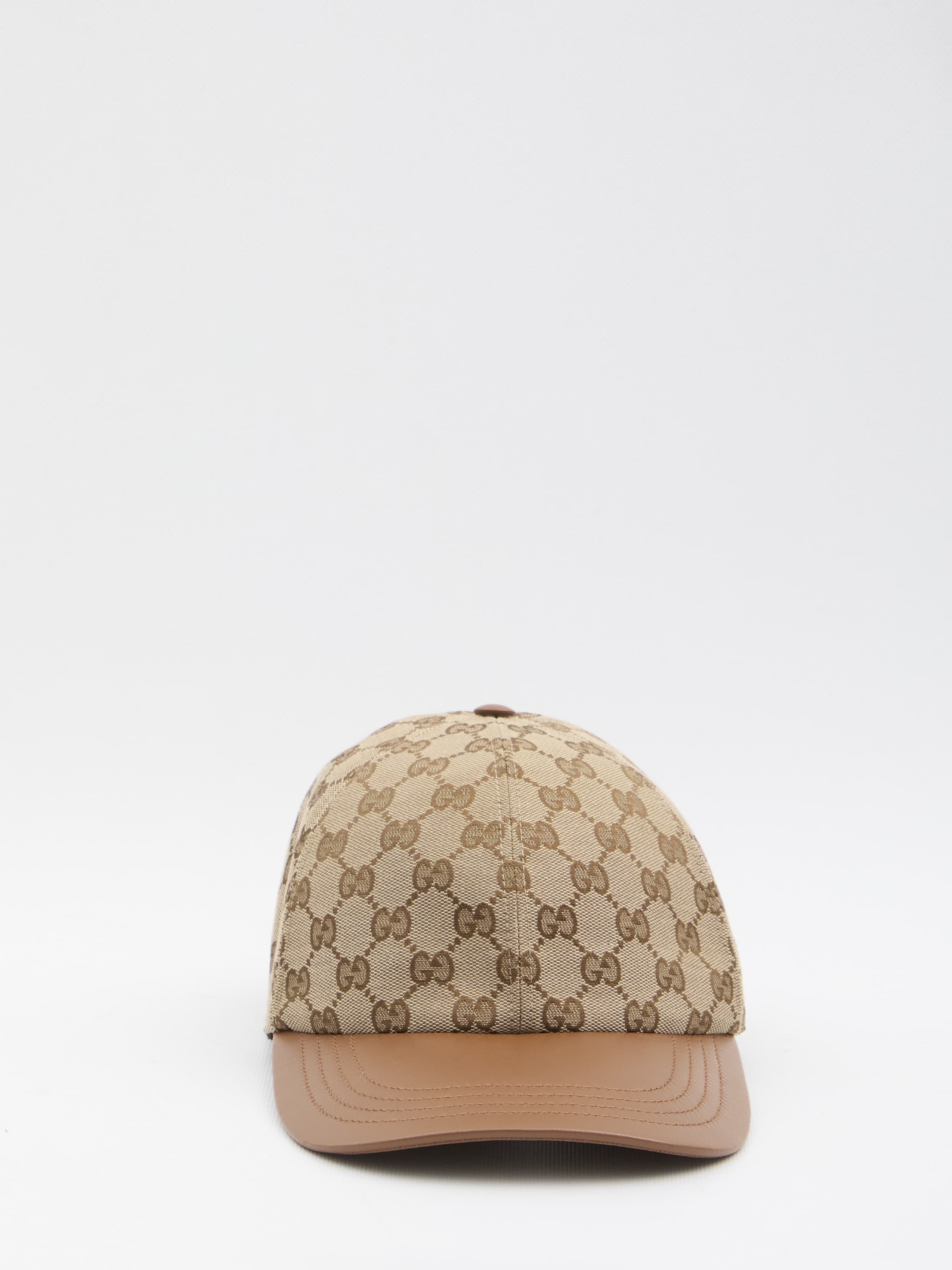 Gucci Baseball Cap with Leather Visor