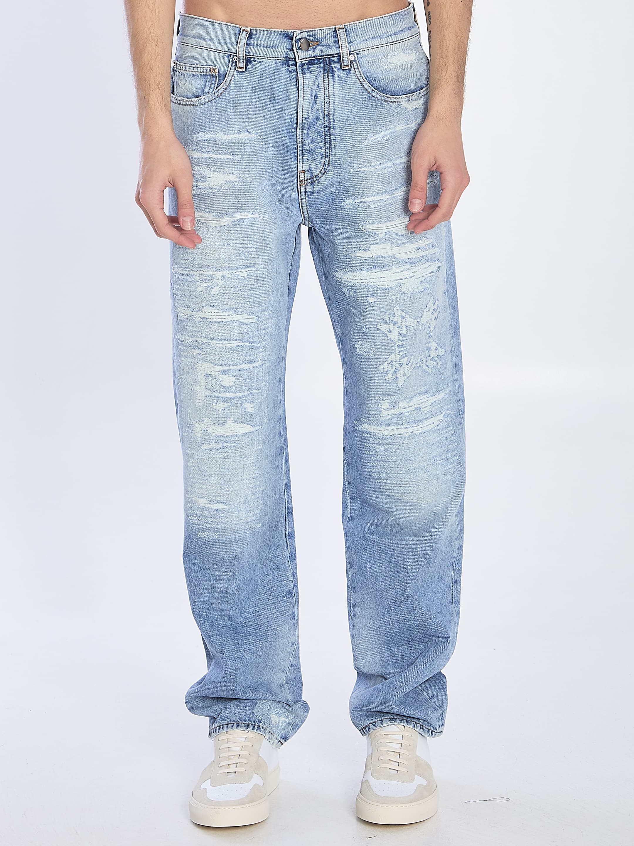 Amiri Ma Quad Repaired Jeans