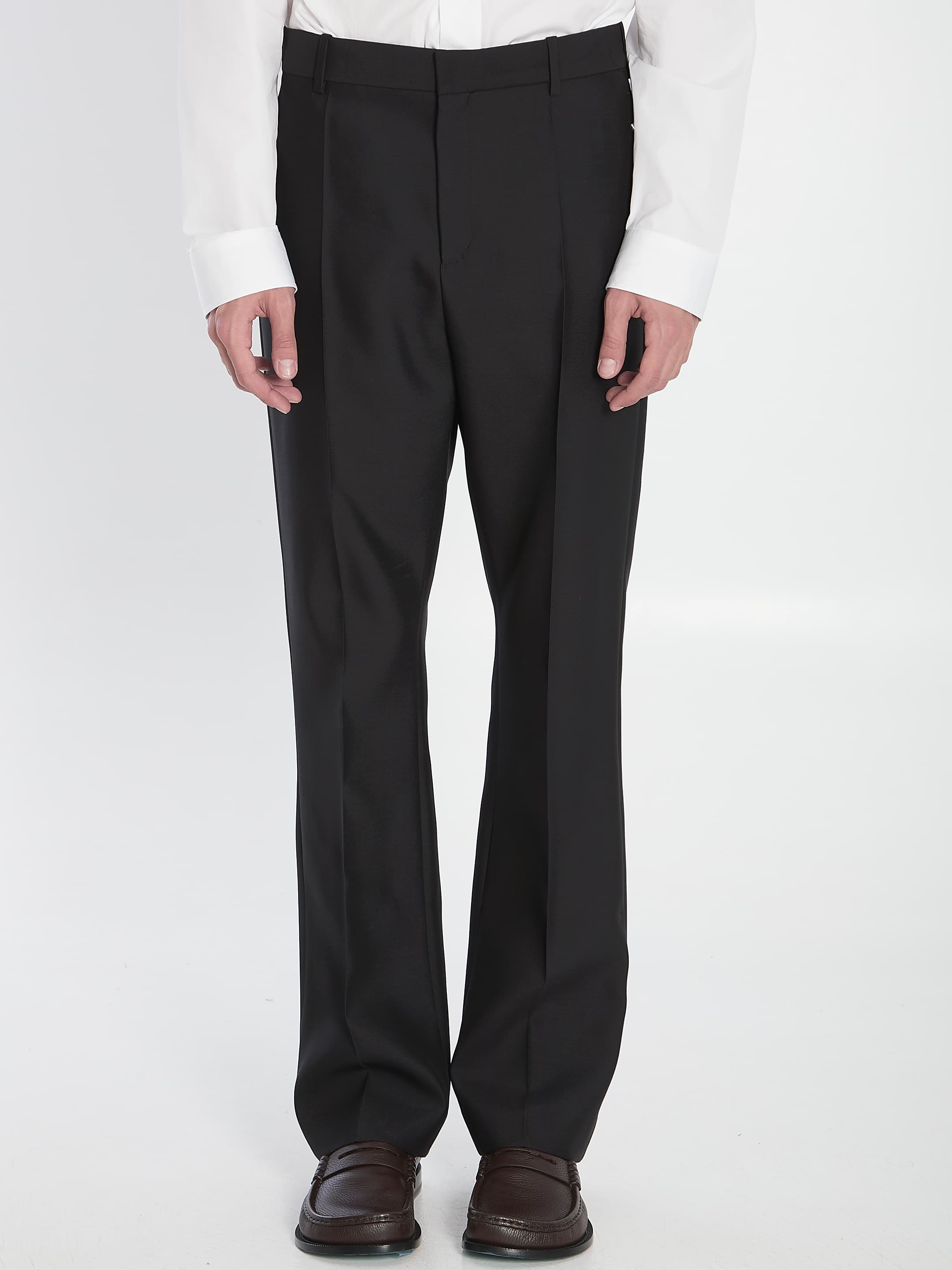 Loewe Tailored Wool and Silk Trousers