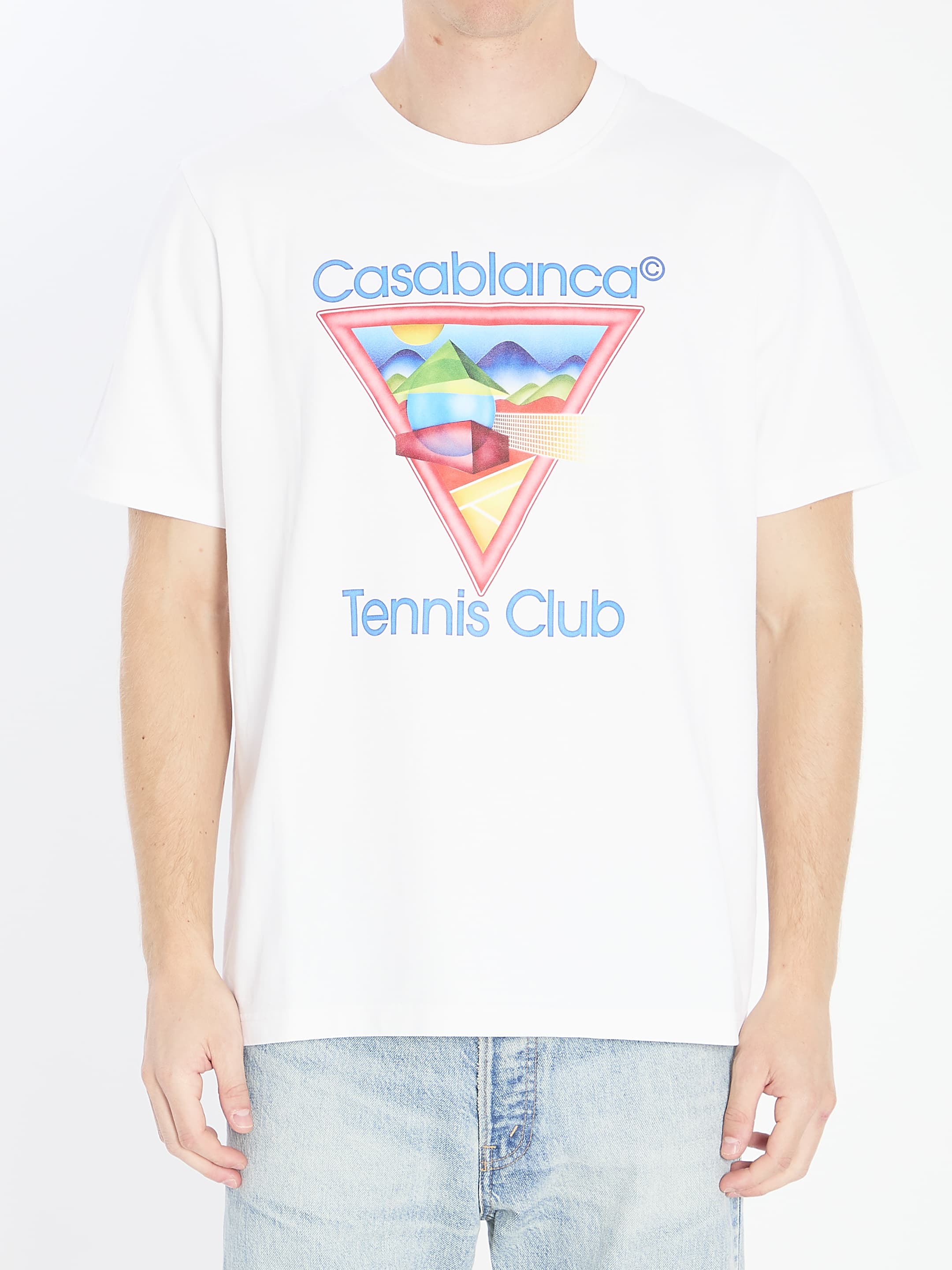 Casablanca Tennis Club Icon Printed T-shirt