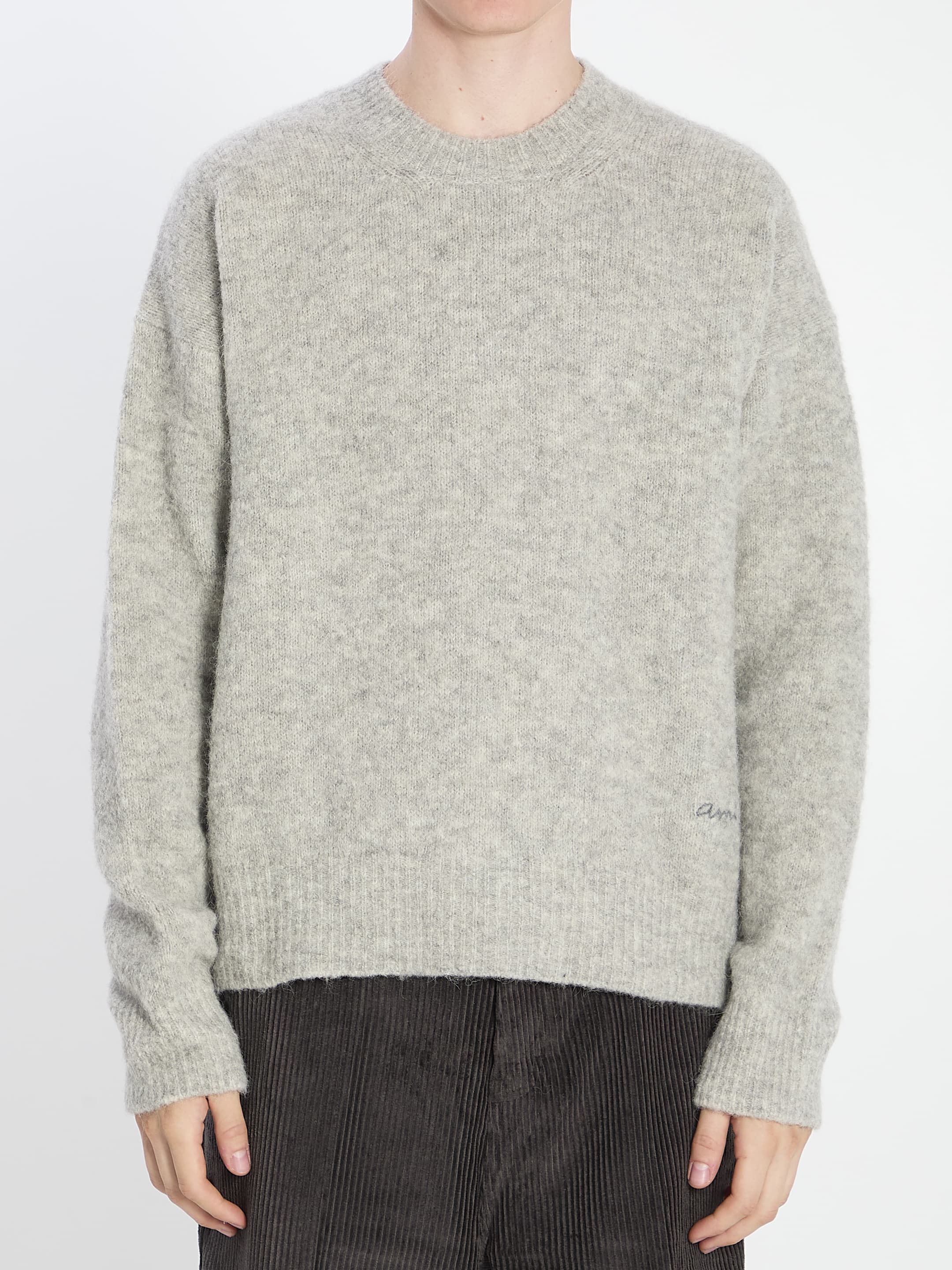 AMI Paris Sweater in Alpaca and Wool