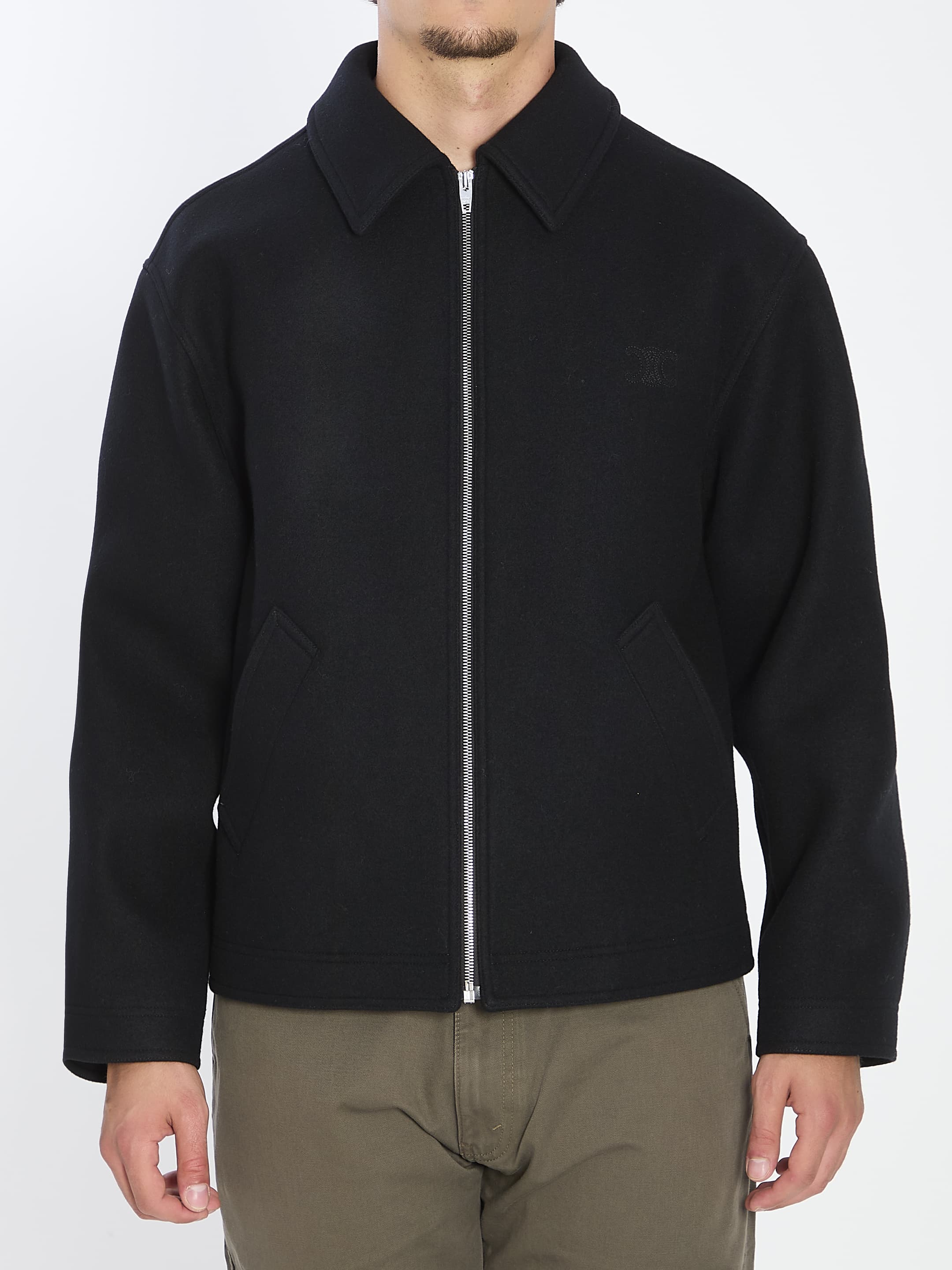 Celine Triomphe Jacket in Wool