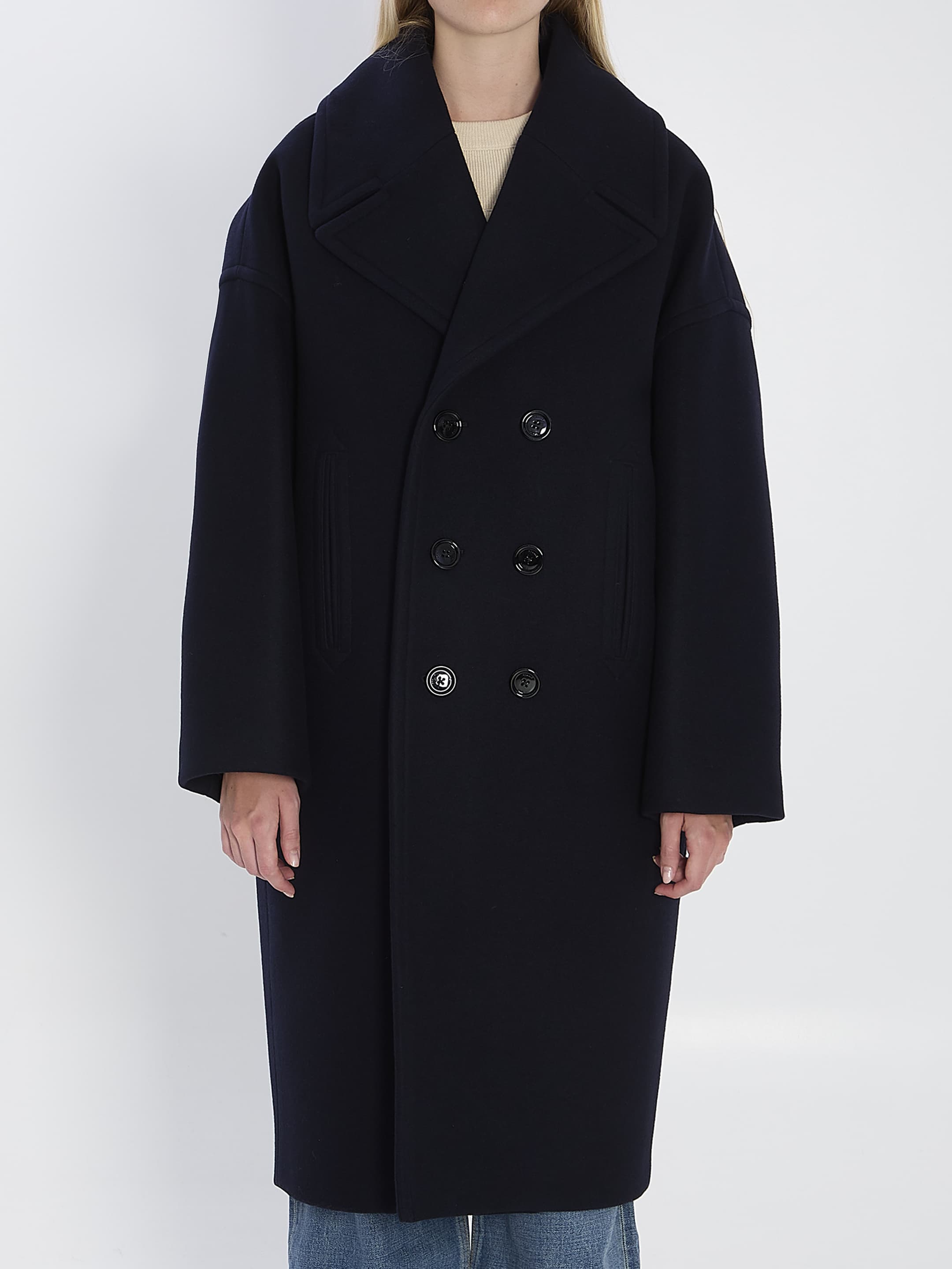 Celine Long Peacoat
