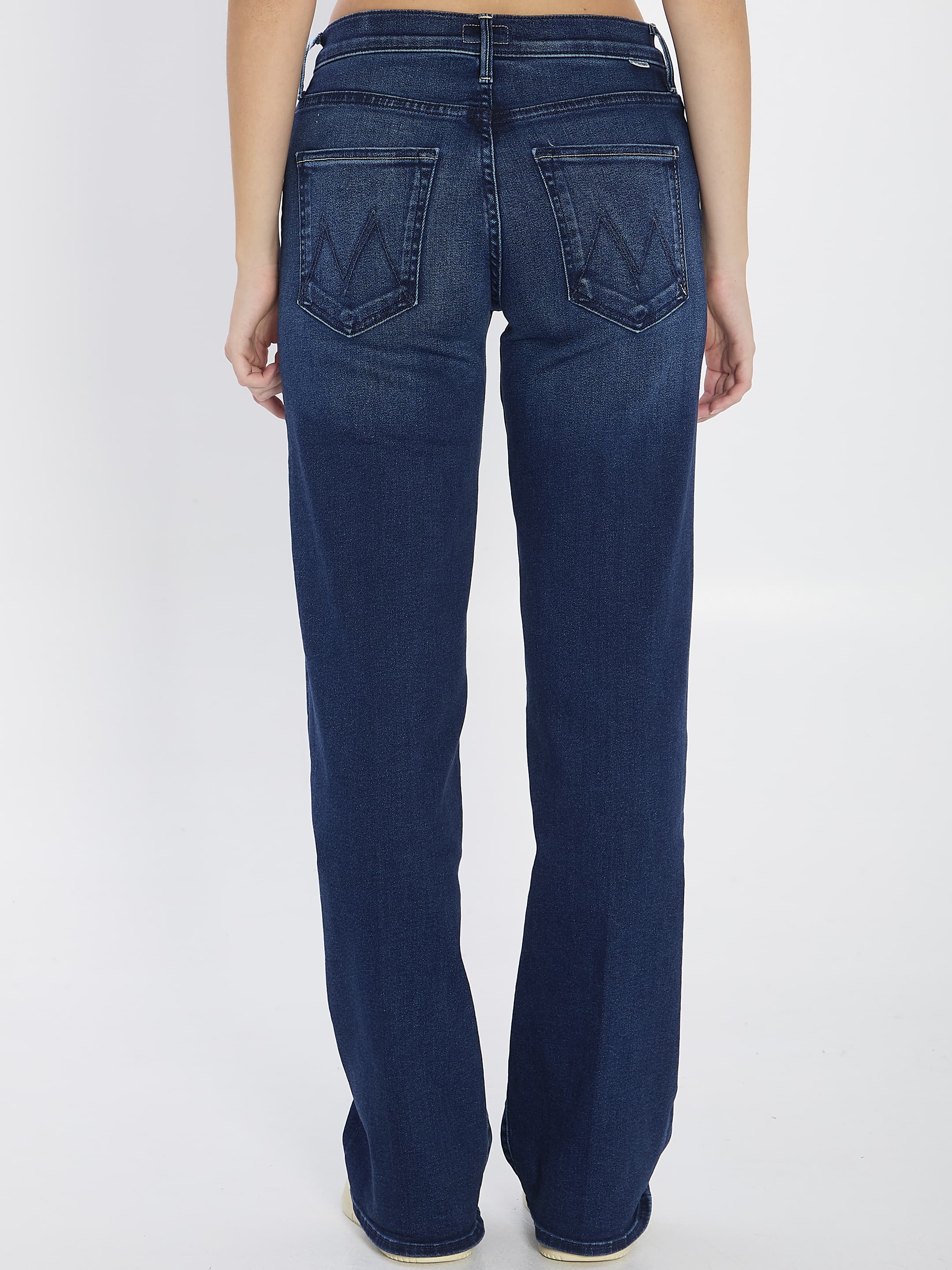 MOTHER The Mid Rise Maven Sneak Denim Pants