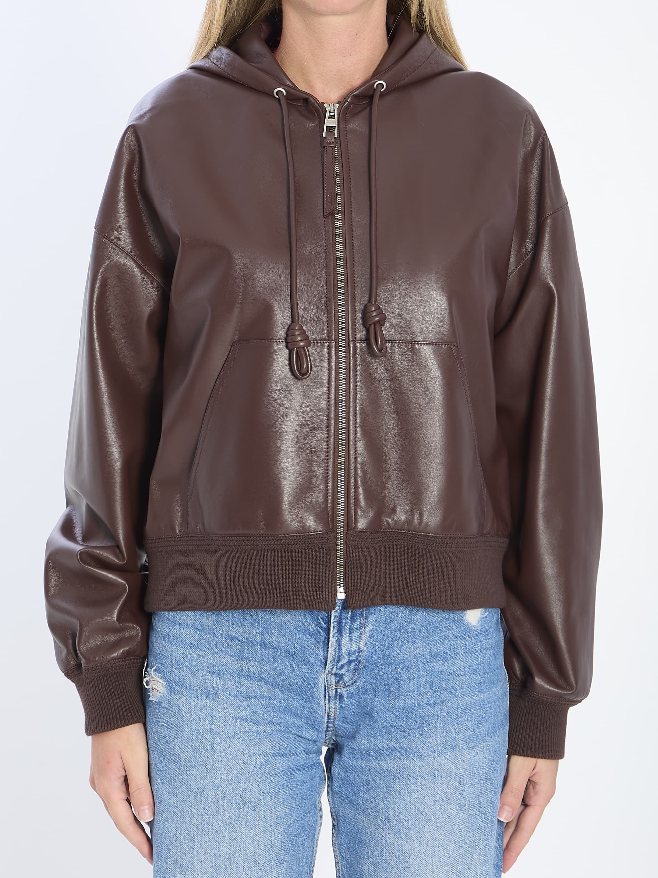 Loewe Flamenco Bomber Jacket Nappa Leather