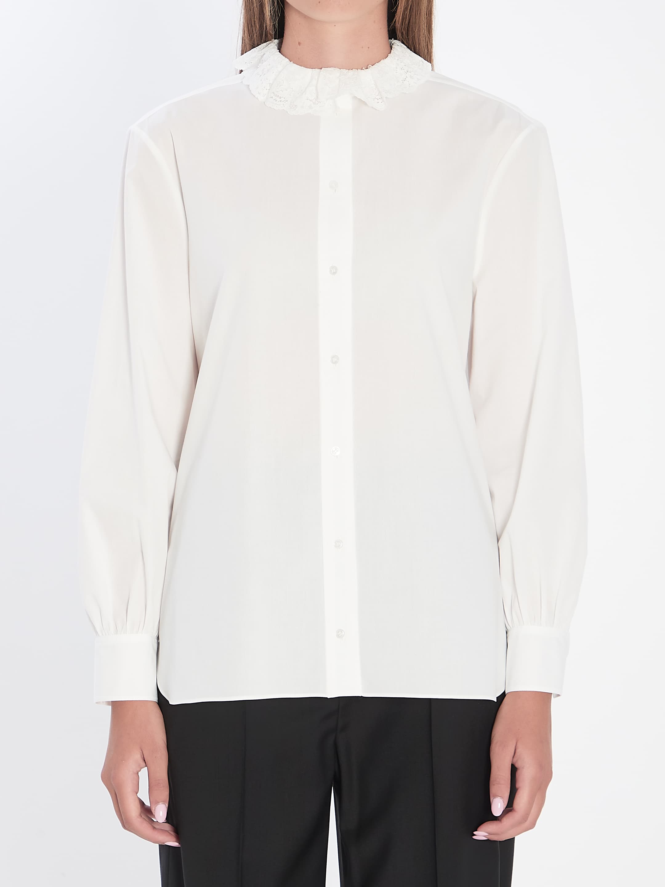 Saint Laurent Shirt in Cotton Poplin