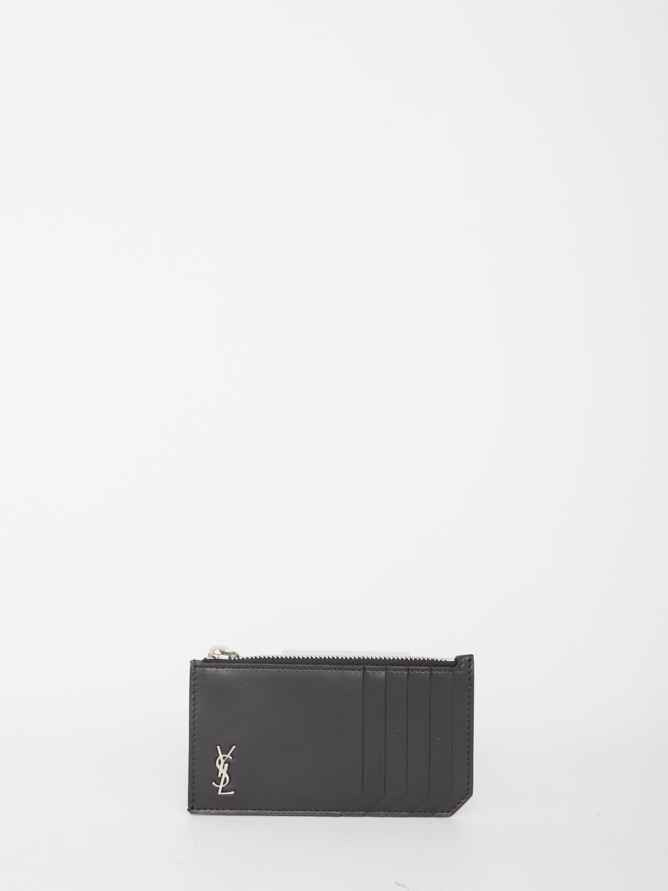 Saint Laurent Tiny Cassandre Fragments Cardholder