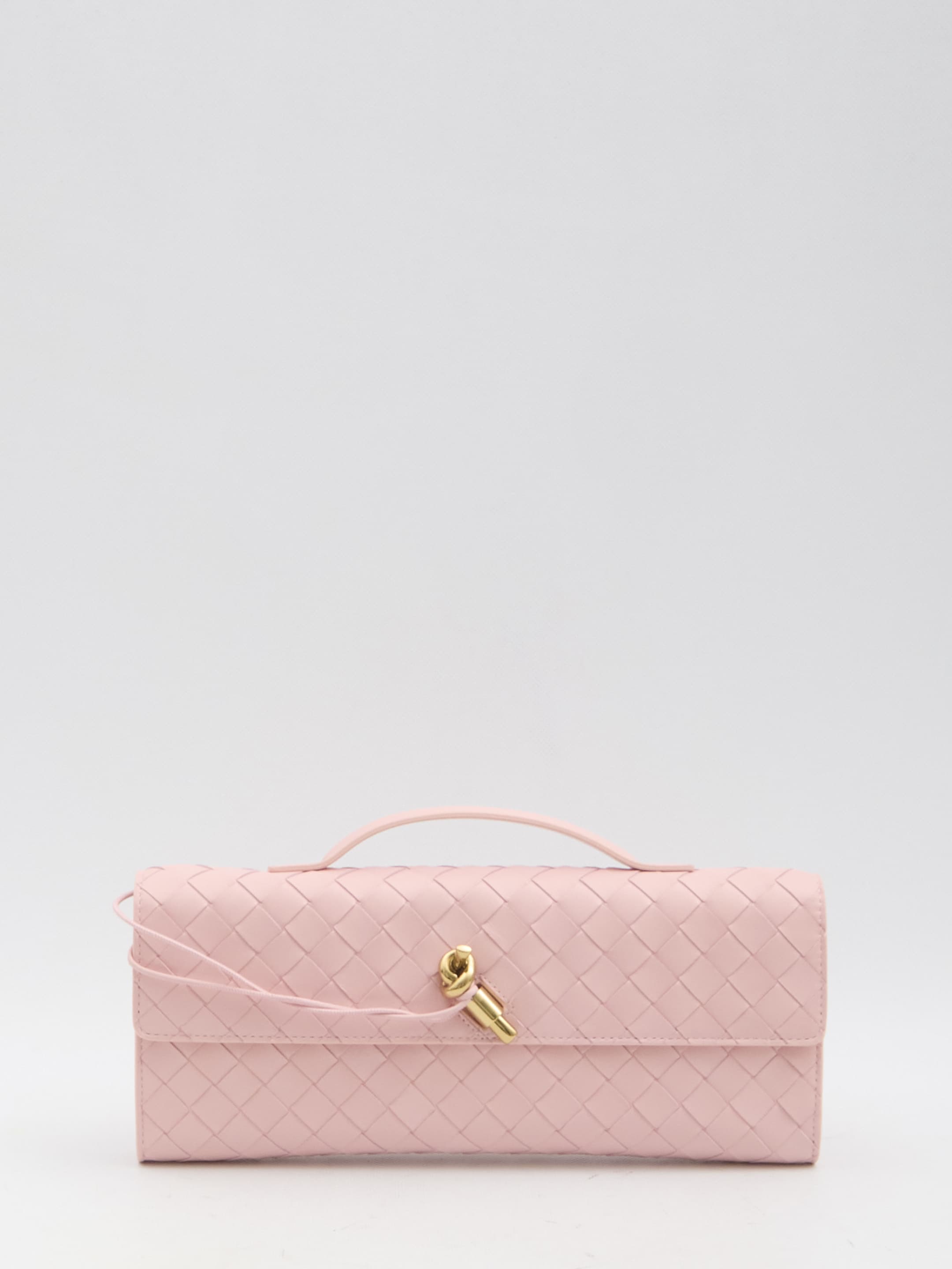 Bottega Veneta Black Andiamo Long Clutch