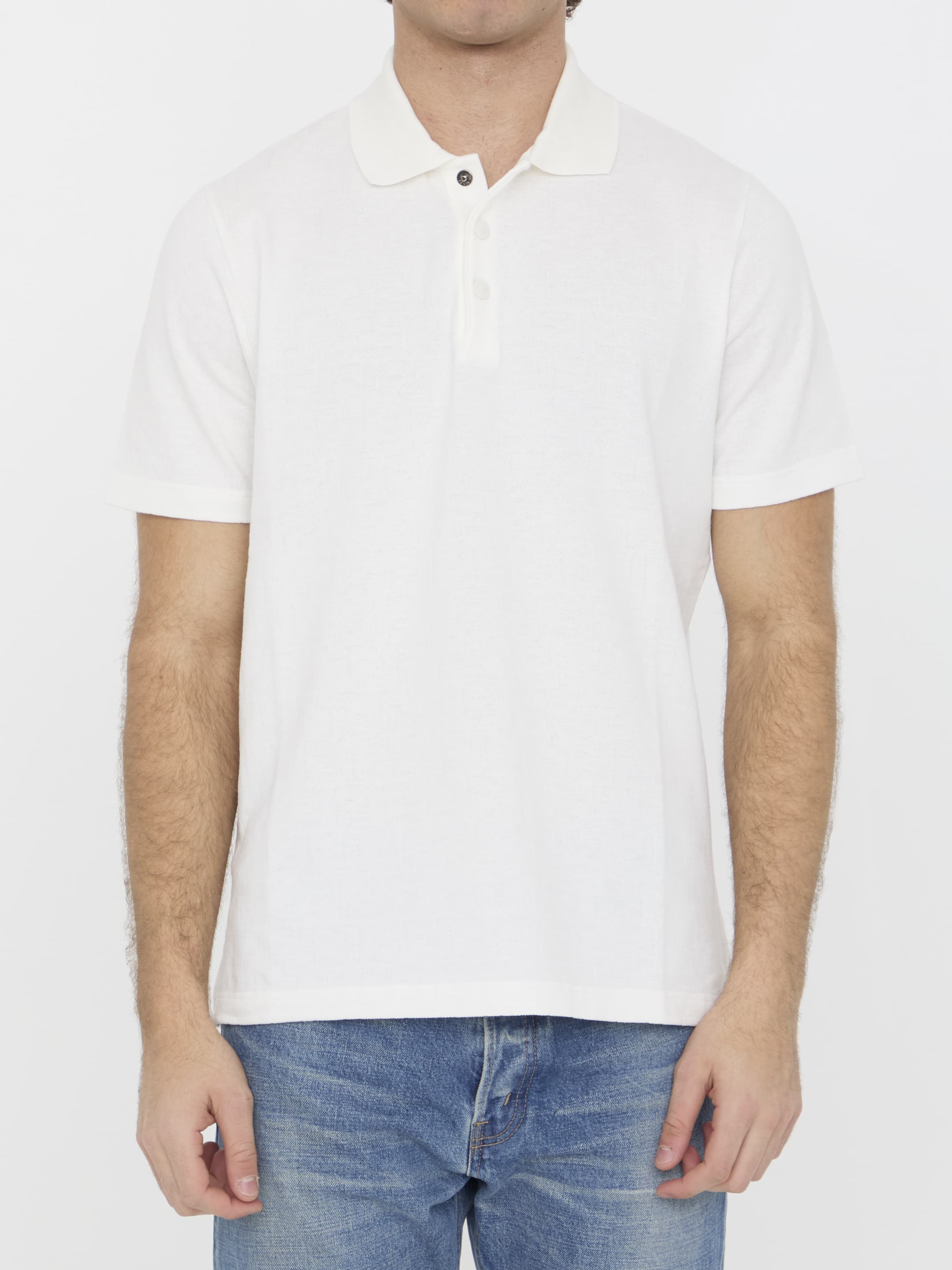 Fendi Ff Piqué Polo