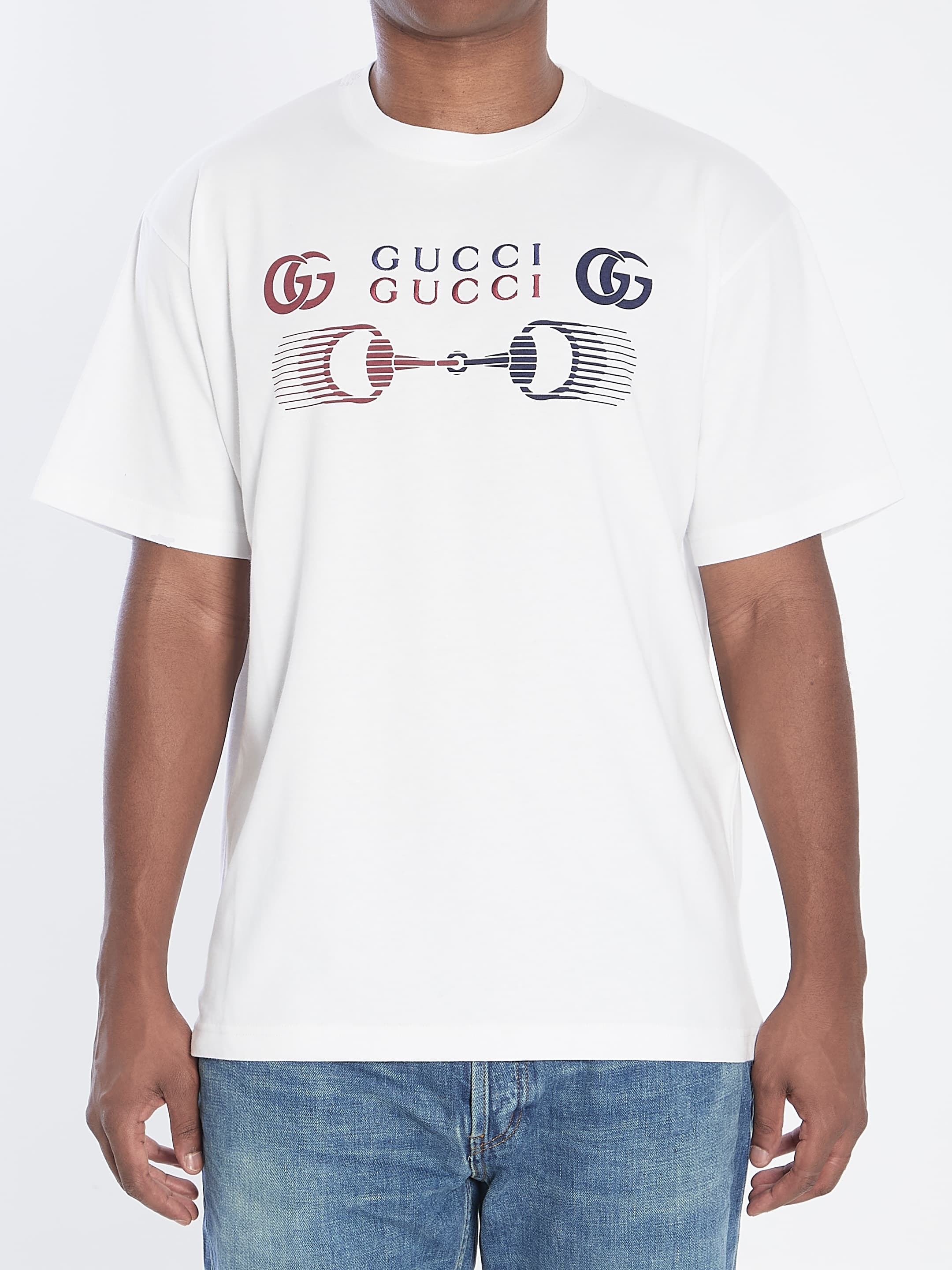 Gucci Printed Cotton Jersey T-shirt