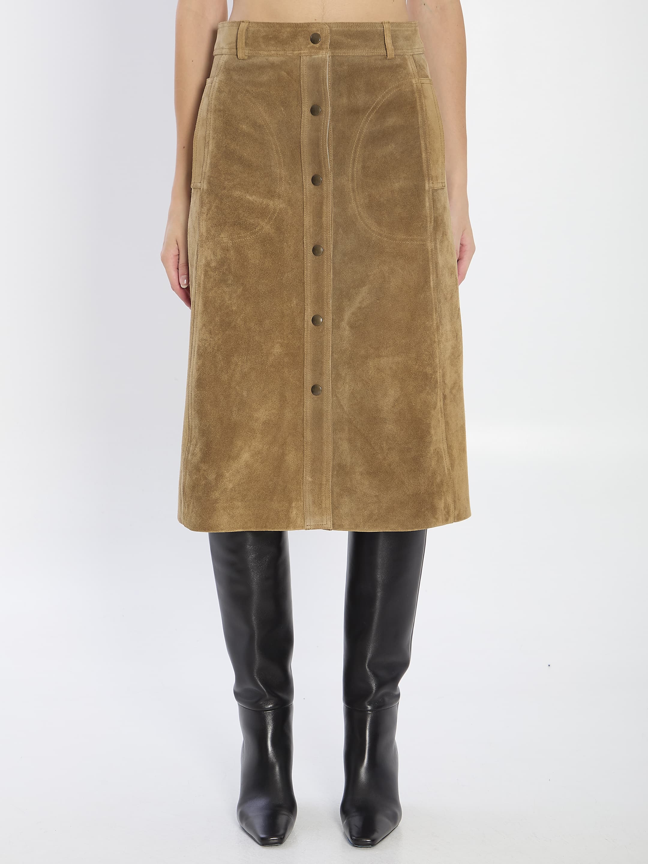 ARMA Elen Suede Skirt