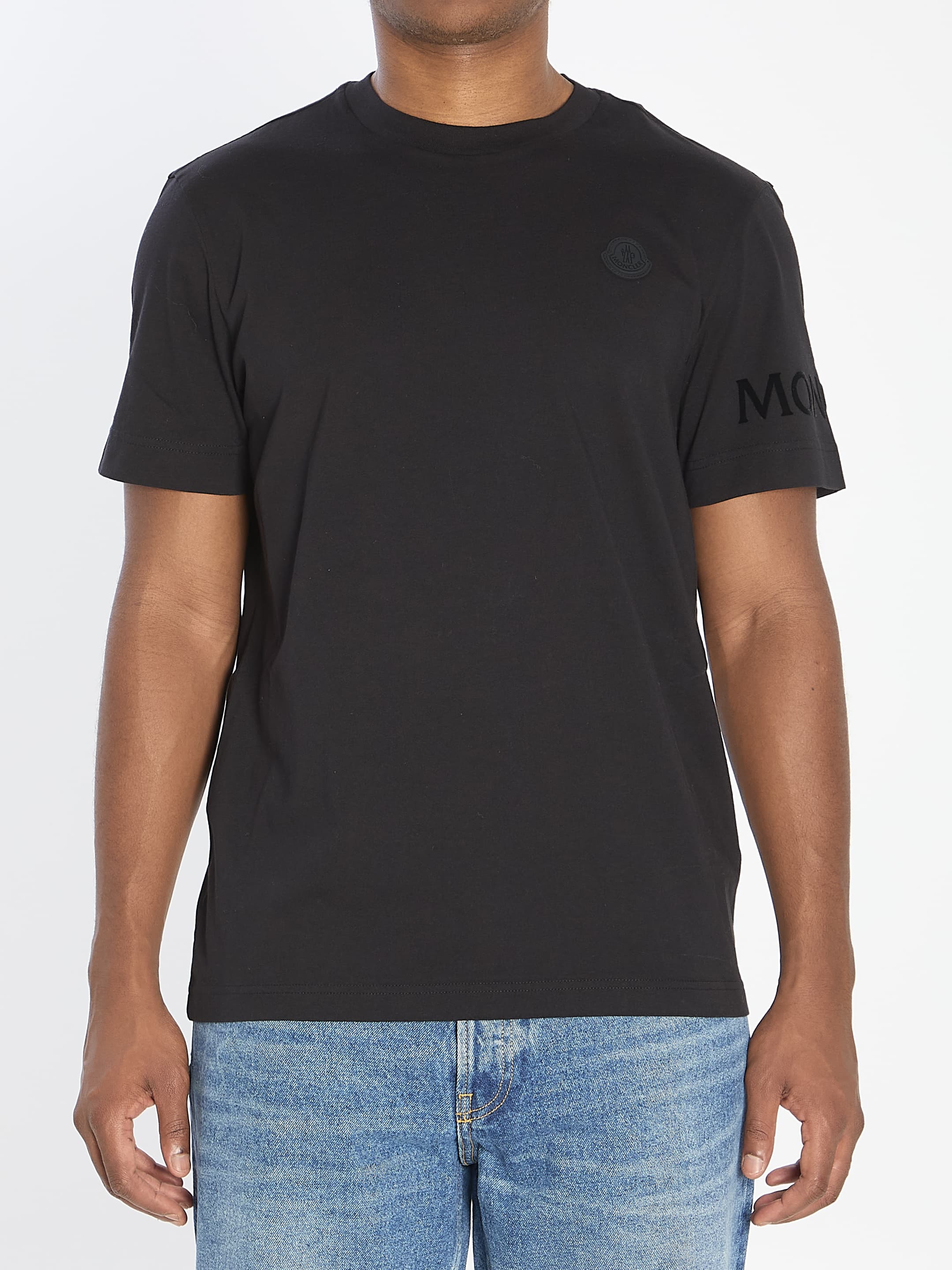 Moncler Logo T-shirt in Cotton