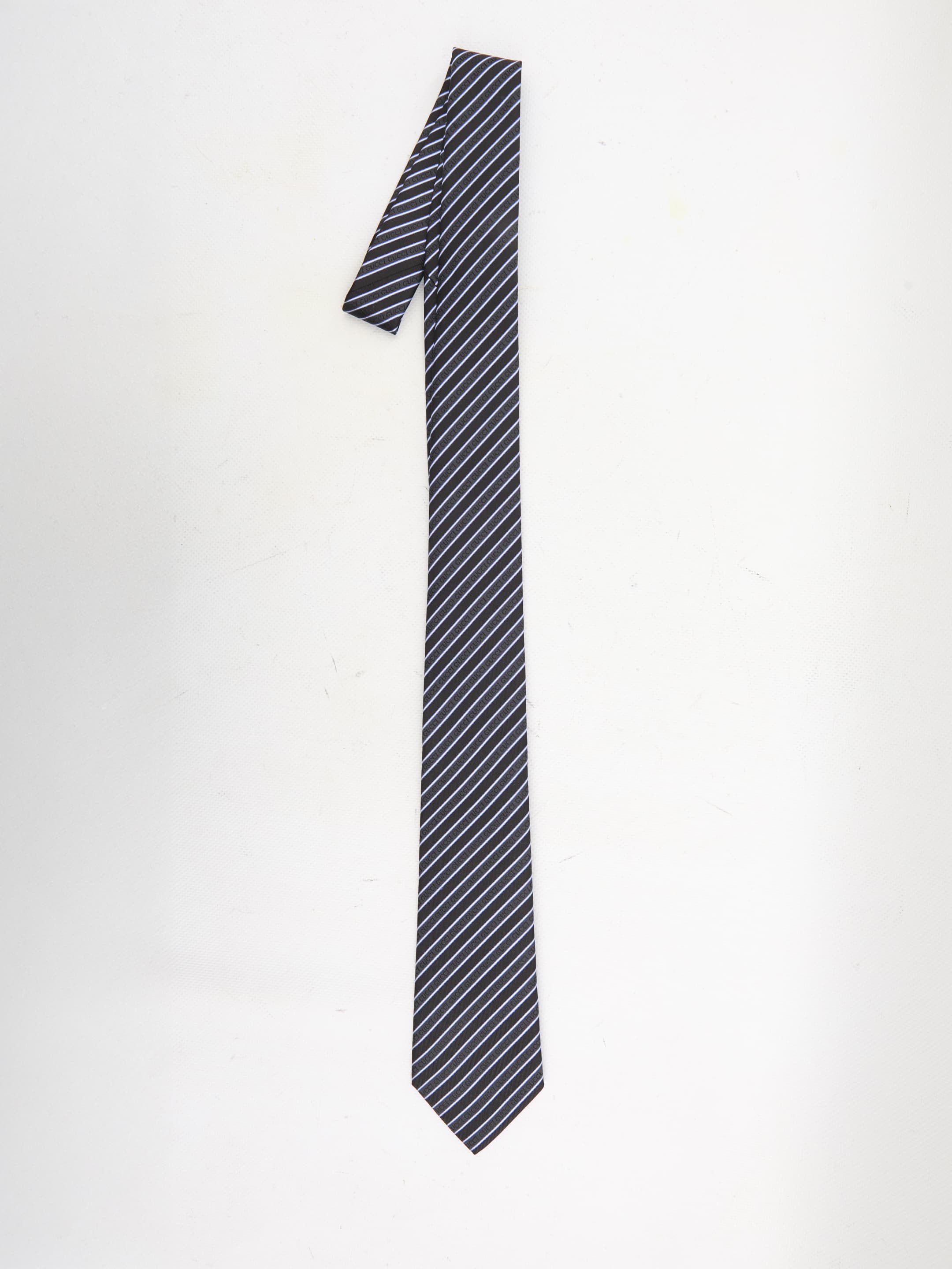 Gucci Diagonal Striped Tie