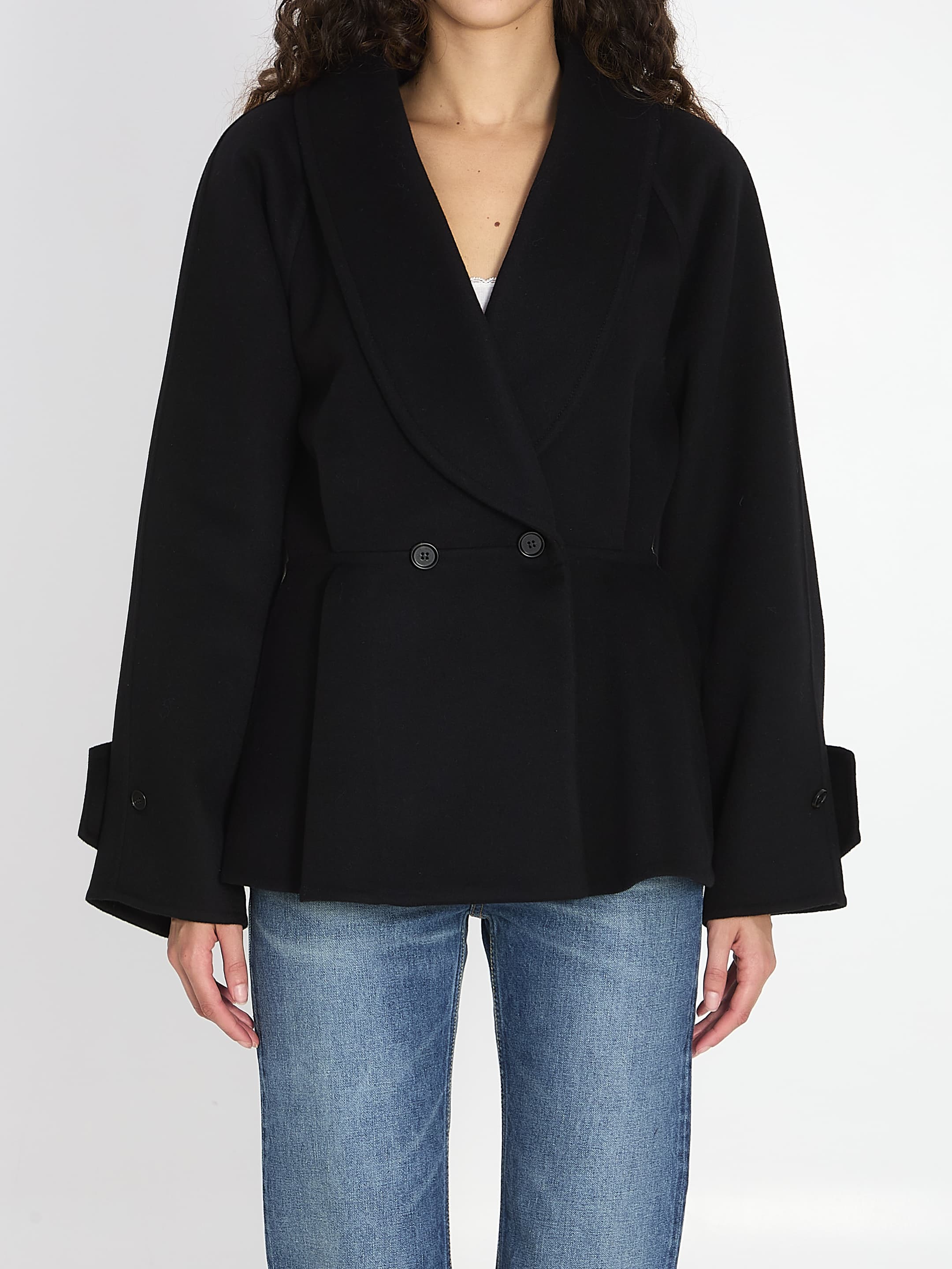 Chloé CHLOE Short Coat with Ruffles