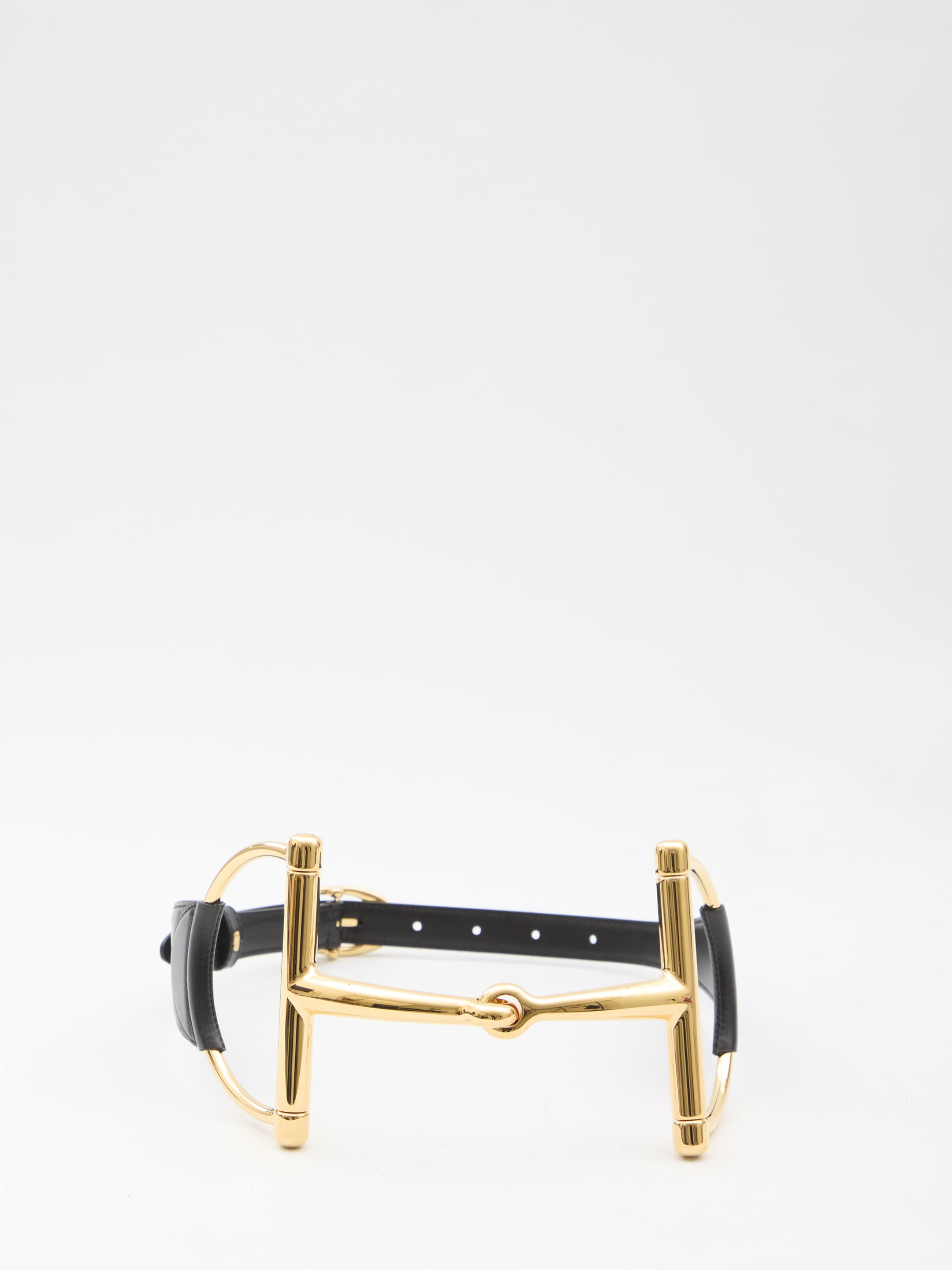 Gucci Wide Belt with Oversized Horsebit