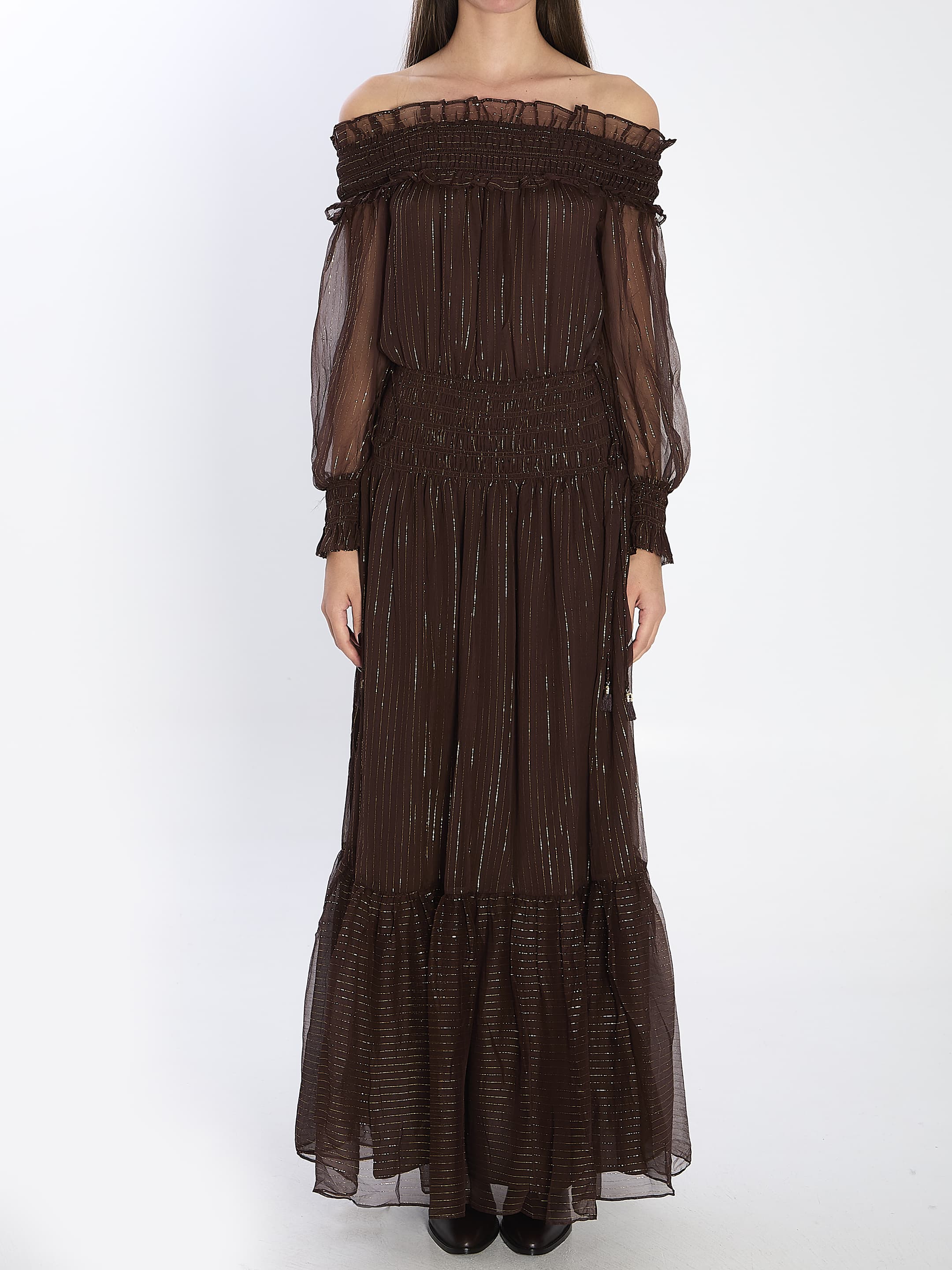 Self-Portrait SELF PORTRAIT Georgette Maxi Dress