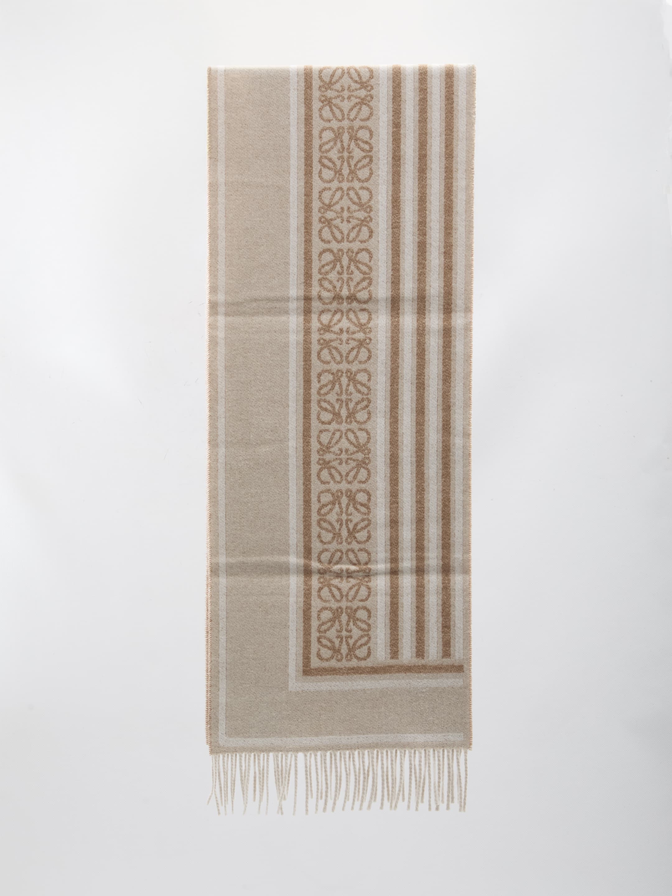 Loewe Anagram Scarf in Wool and Cashmere