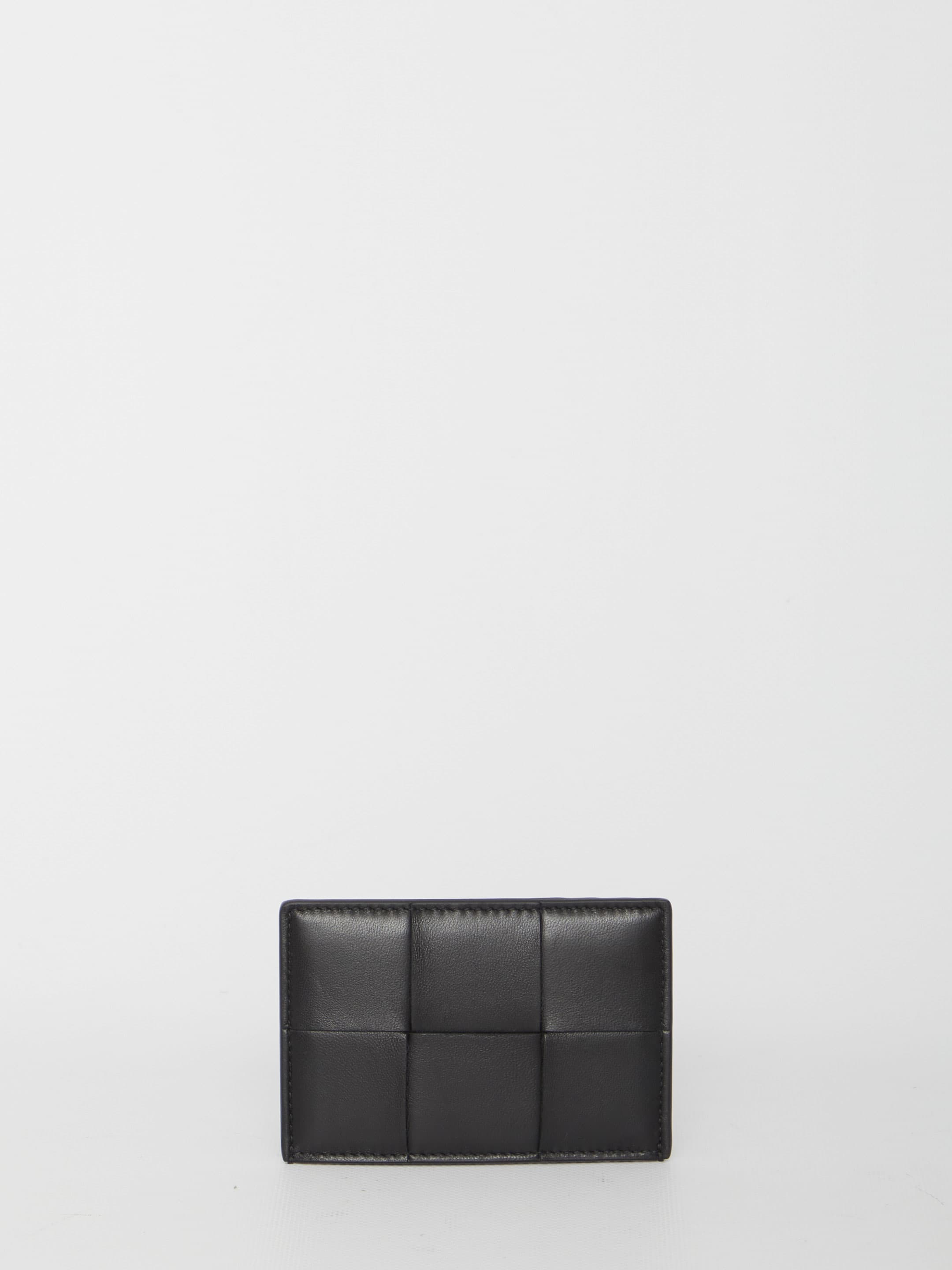 Bottega Veneta Black Leather Cardholder