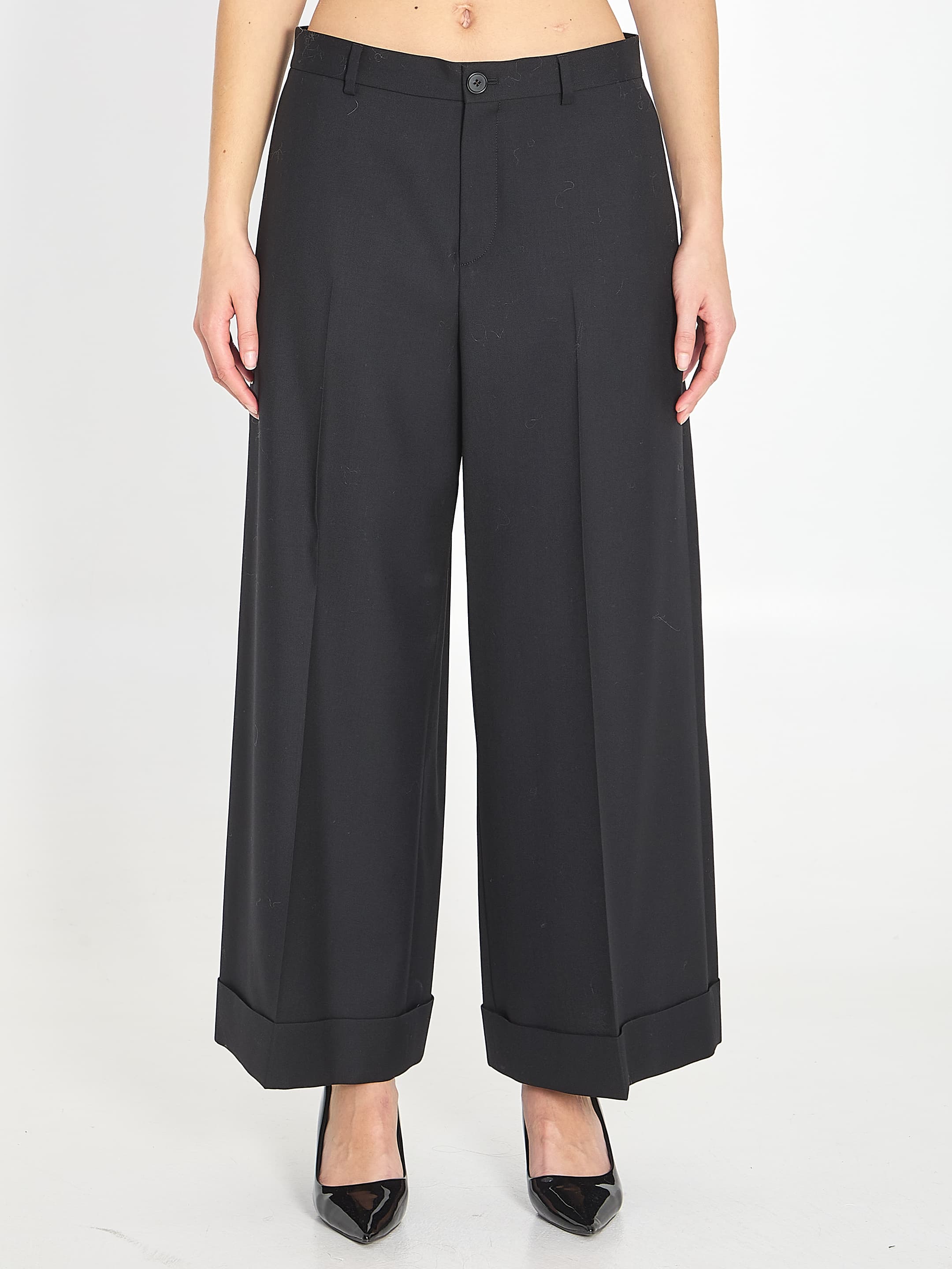 Celine Dock Pants in Wool Gabardine