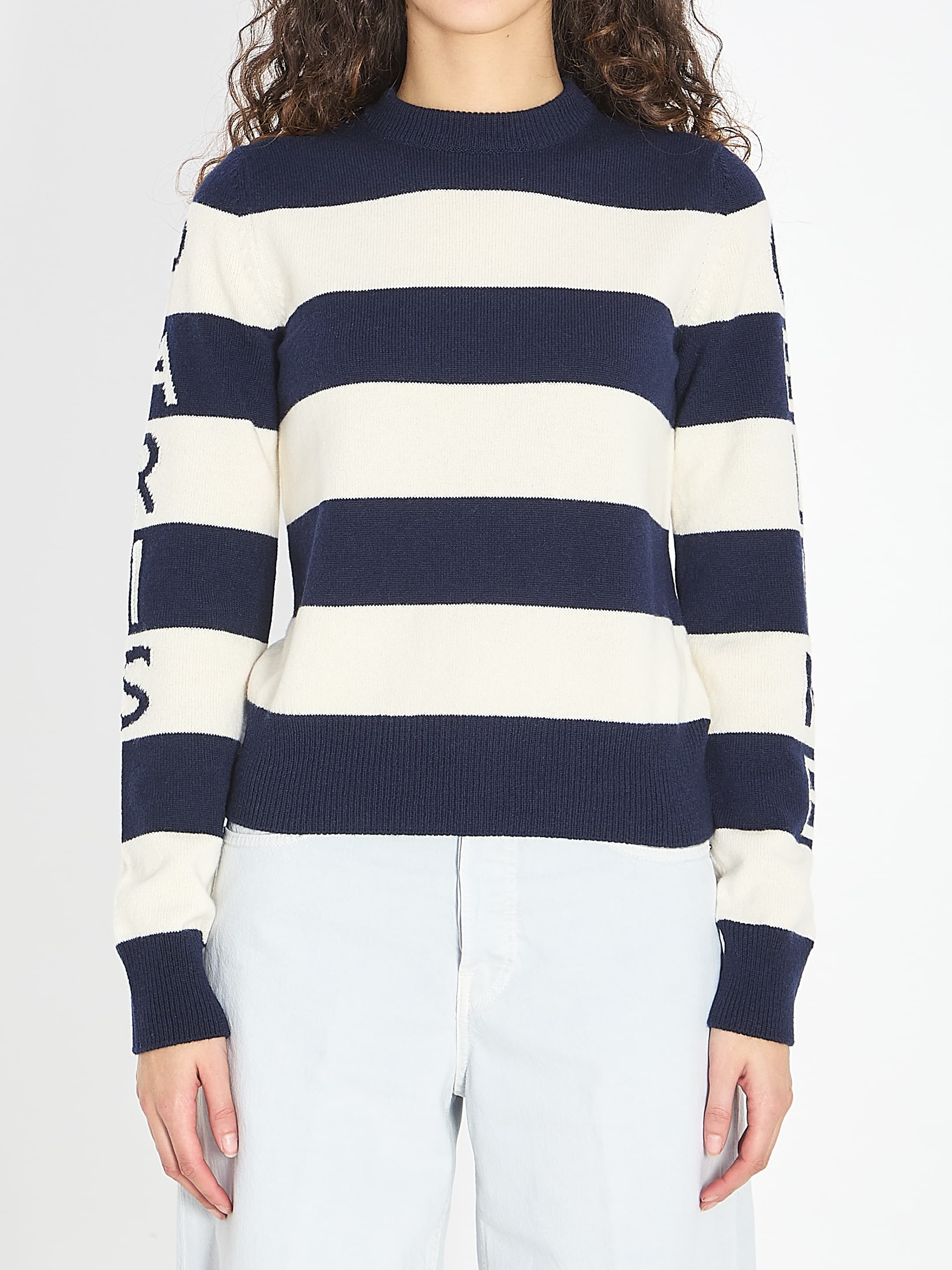 Celine Striped Wool Sweater